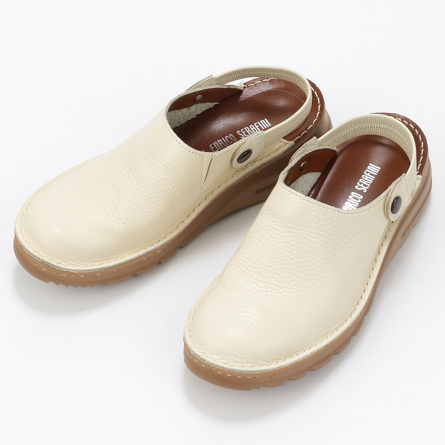 ENRICO SERAFINI 2WAYバックバンドサボシューズ - 画像2