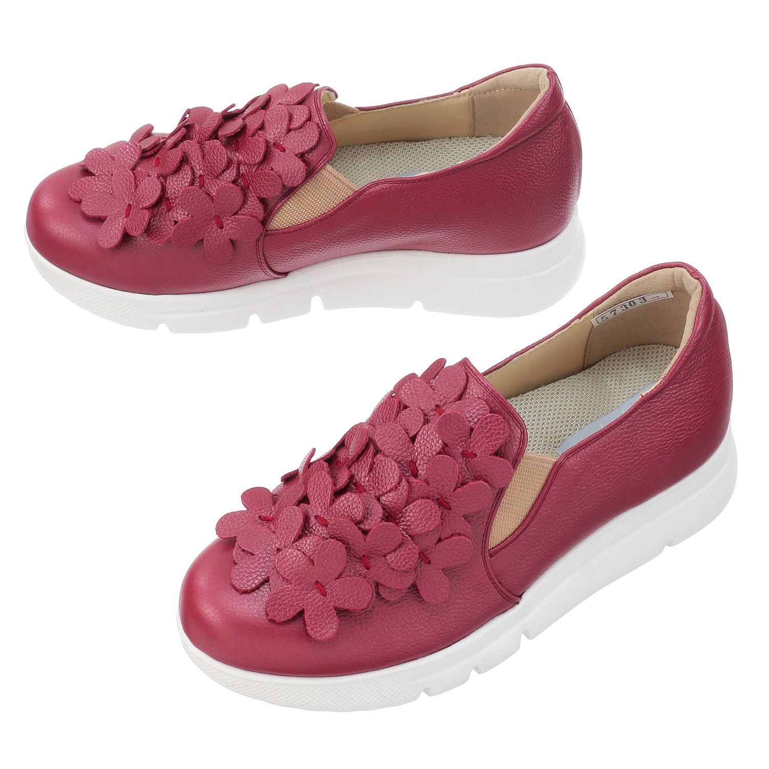 【エトワールオリジナルカラー】 hatchiコサージュ付きカジュアルシューズ - 画像2