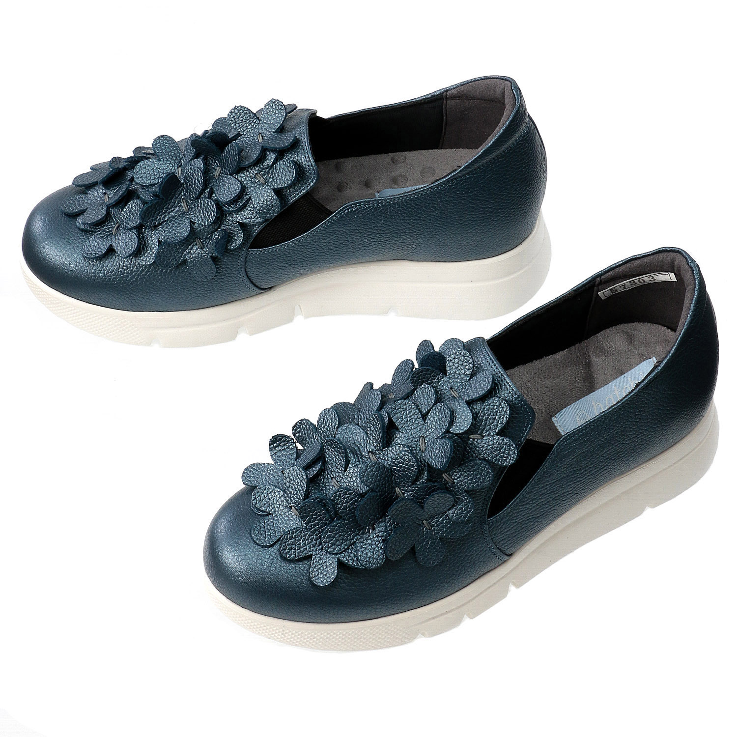 【エトワールオリジナルカラー】 hatchiコサージュ付きカジュアルシューズ - 画像3