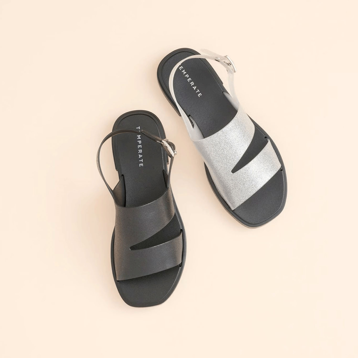 TEMPERATE HOLS SPARKLE ラメサンダル - 画像1