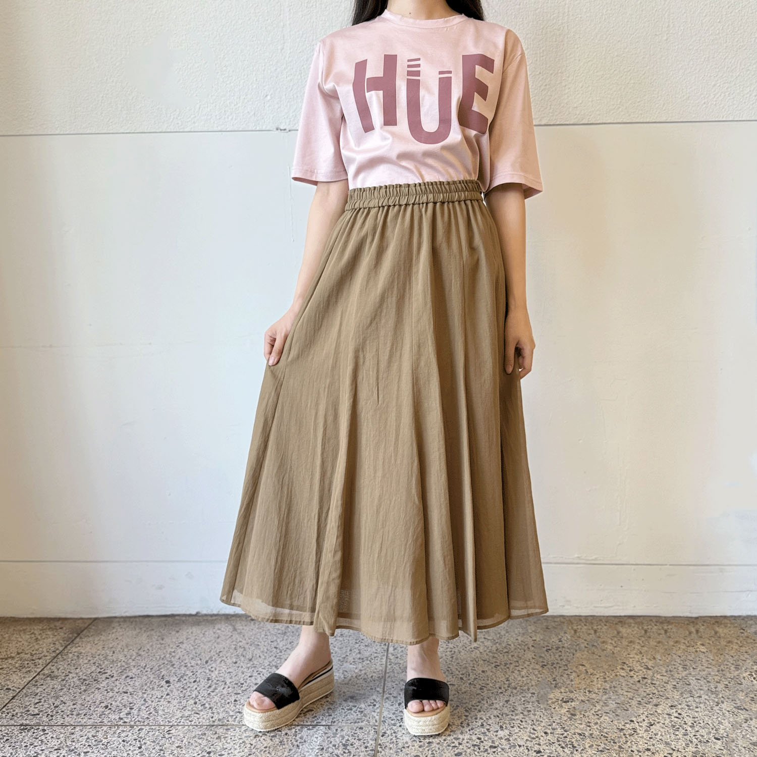 コットンシフォンスカート - 画像2