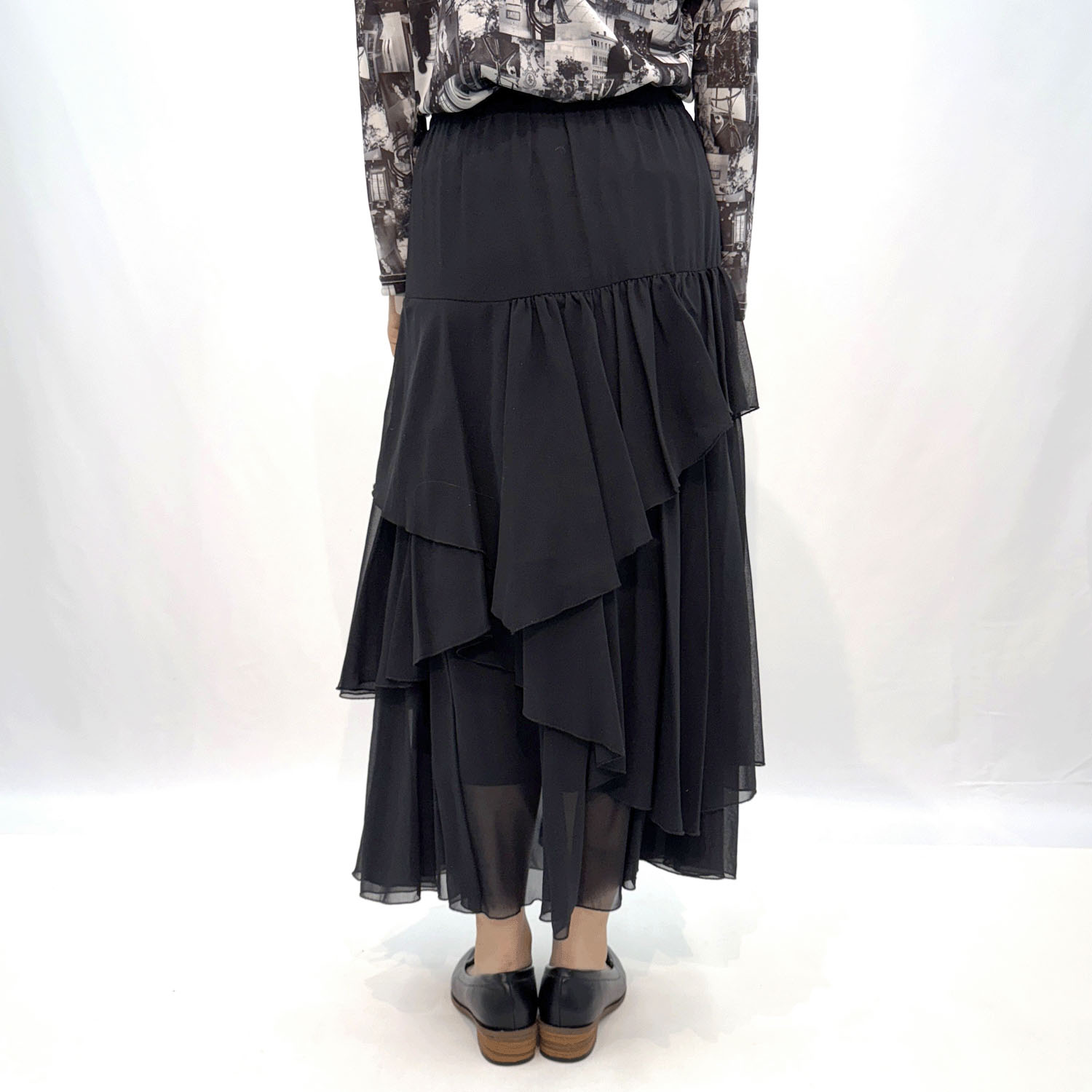 jouir アシメティアードスカート - 画像3