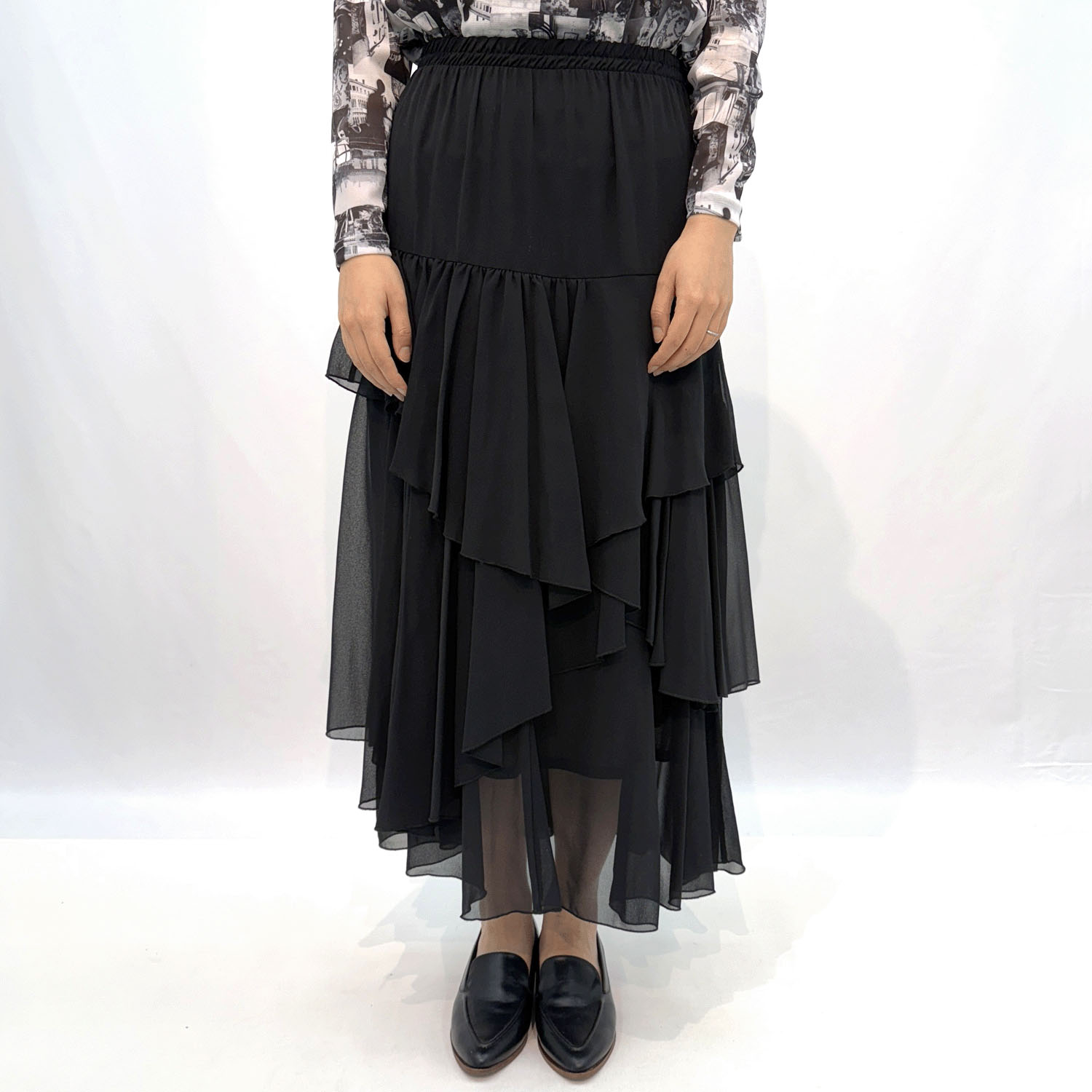 jouir アシメティアードスカート