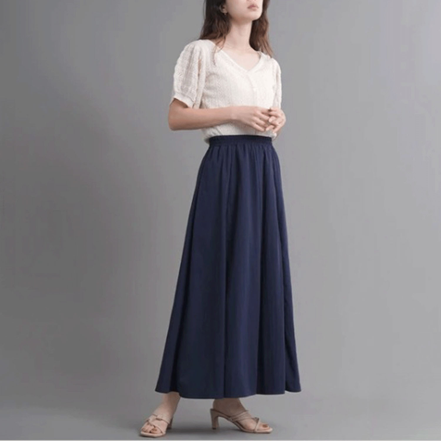 ナチュラルワッシャーロングスカート - 画像22