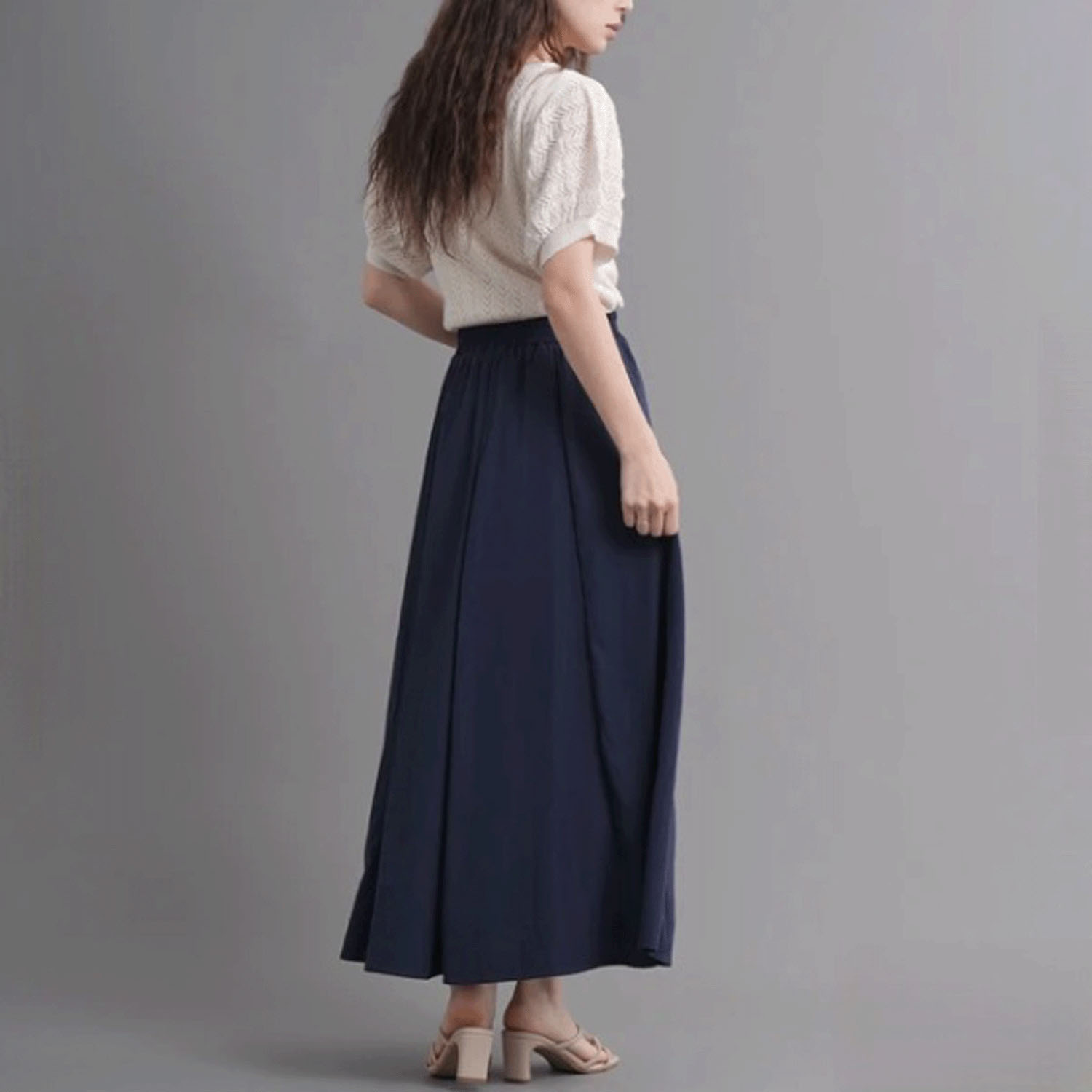 ナチュラルワッシャーロングスカート - 画像24