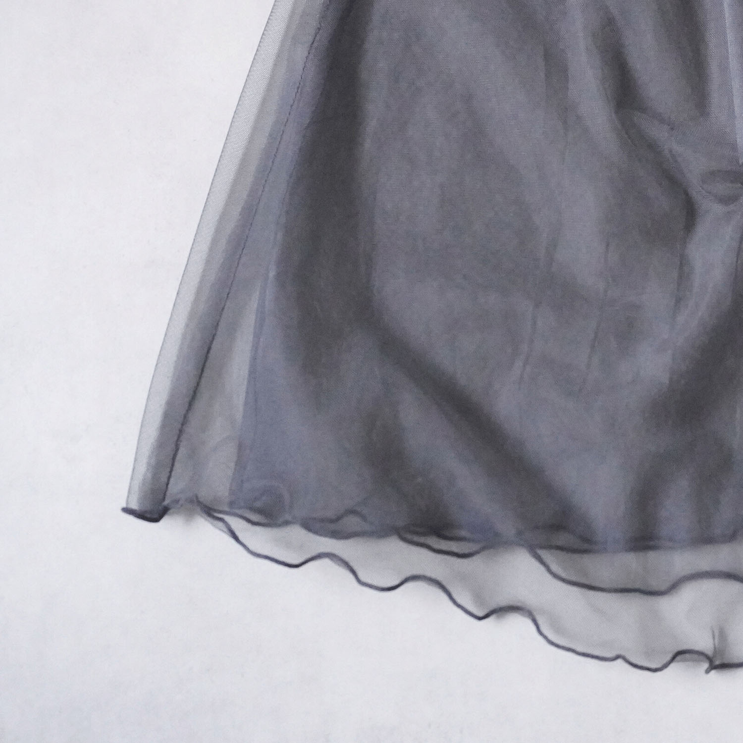 W HEART 大人チュールロングスカート - 画像5