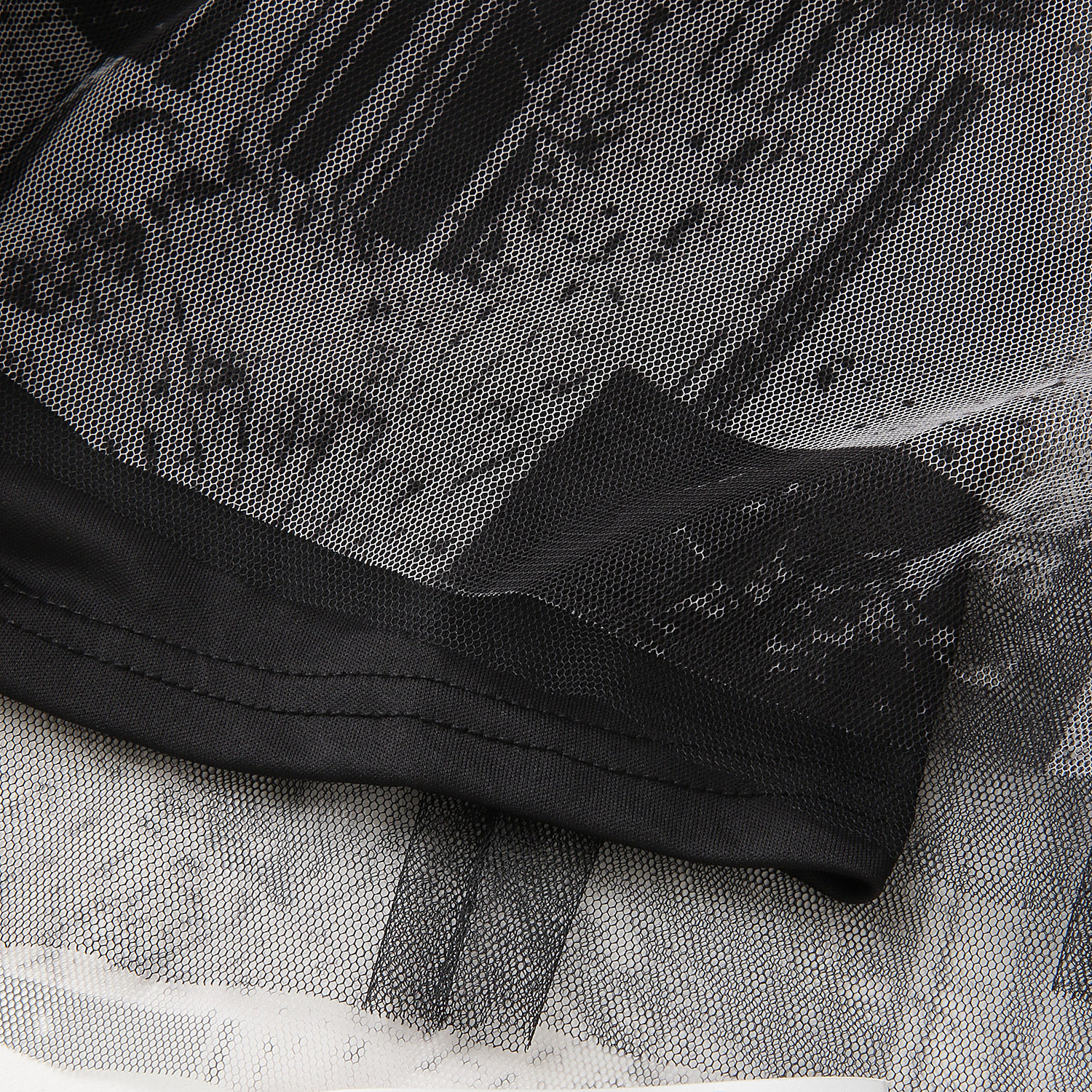 Jouir チュールプリントギャザースカート - 画像9