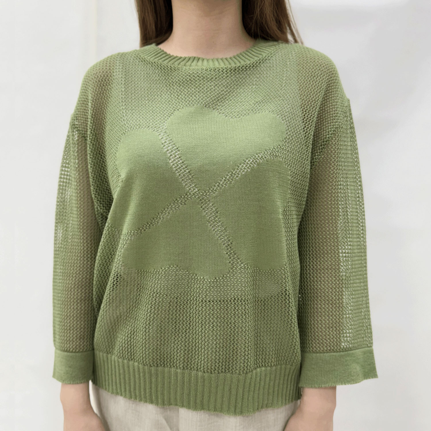 クローバー柄メッシュレイヤード - 画像2