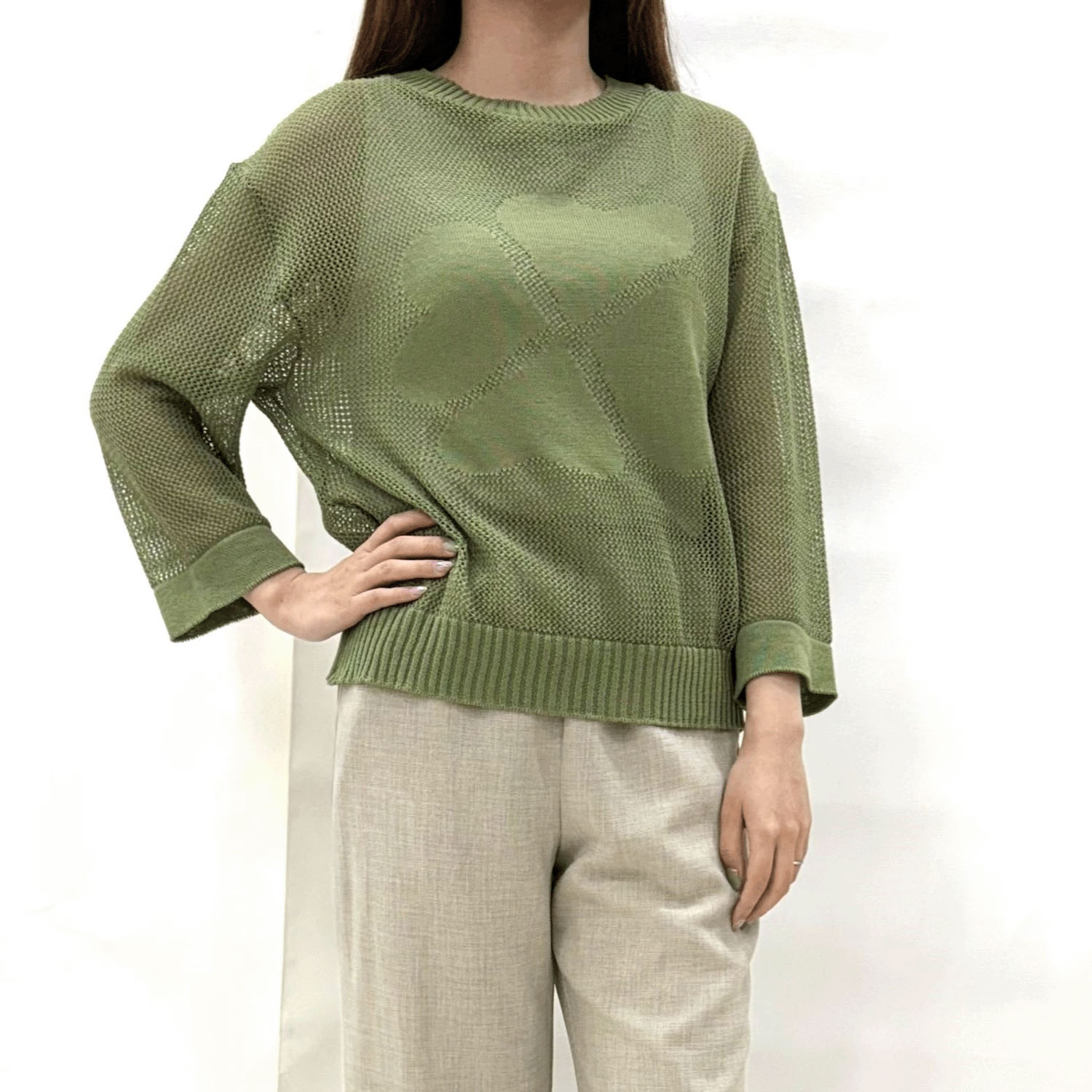 クローバー柄メッシュレイヤード - 画像11