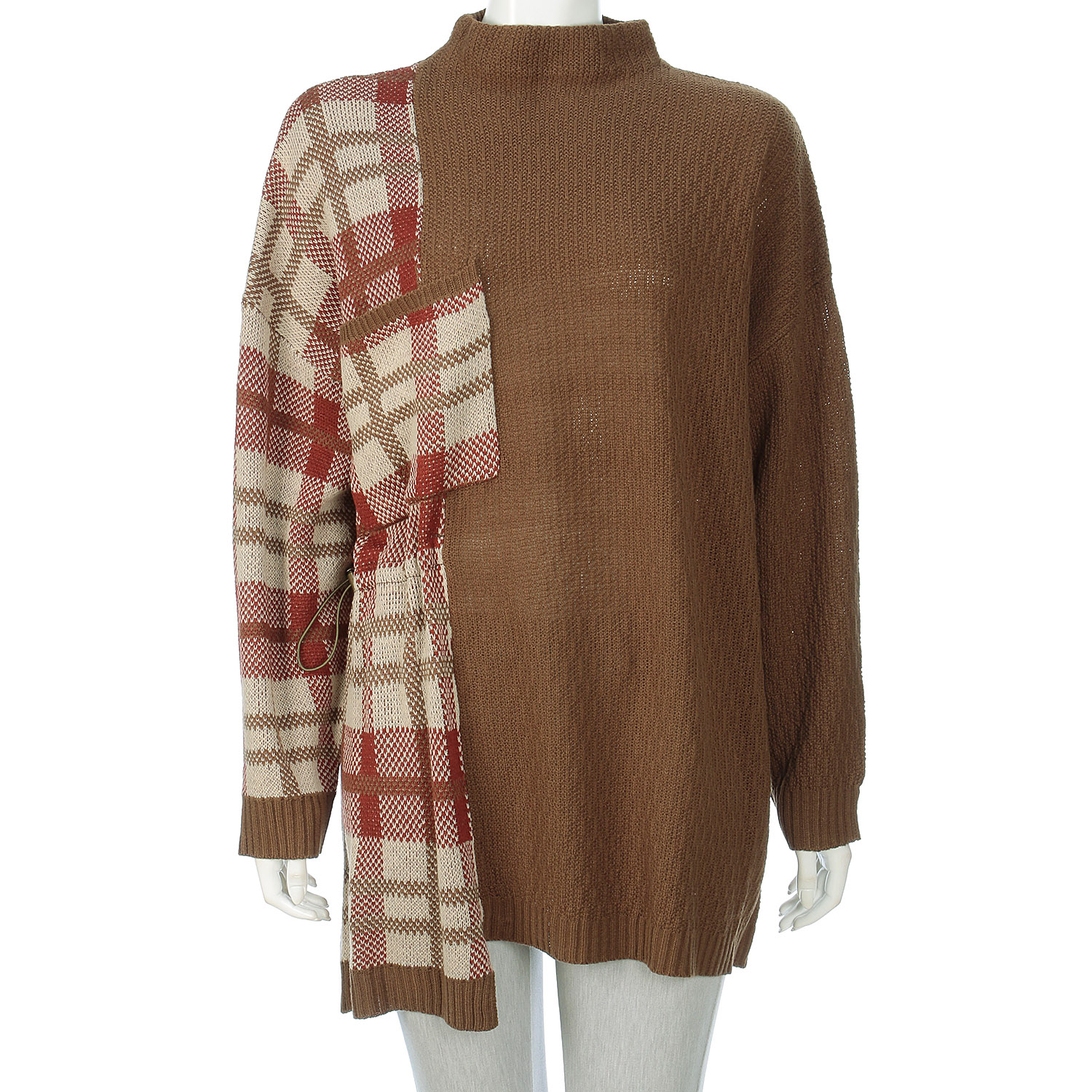 【my life】チェックパネルプルオーバー - 画像7