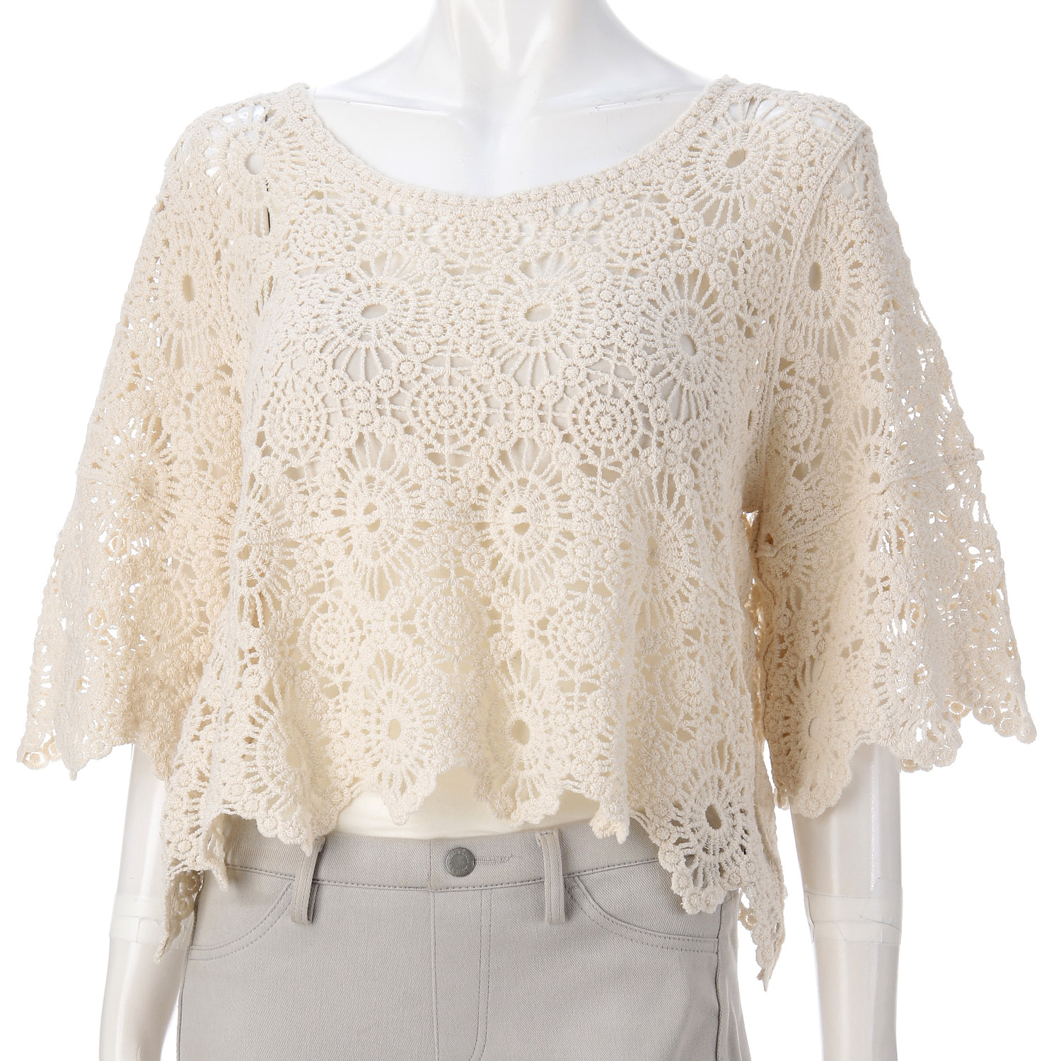 かぎ針プルオーバー