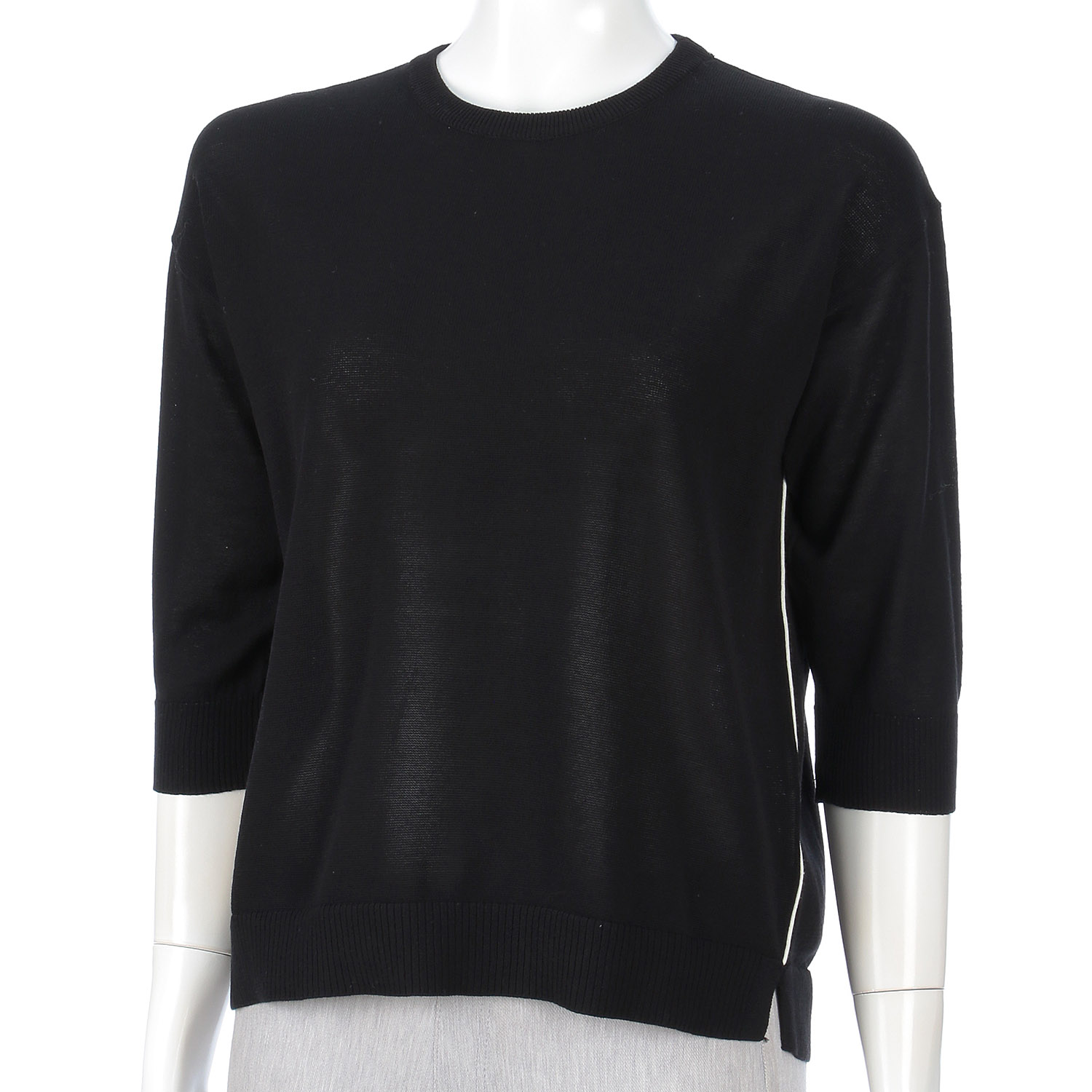 脇配色ライン天竺プルオーバー - 画像3