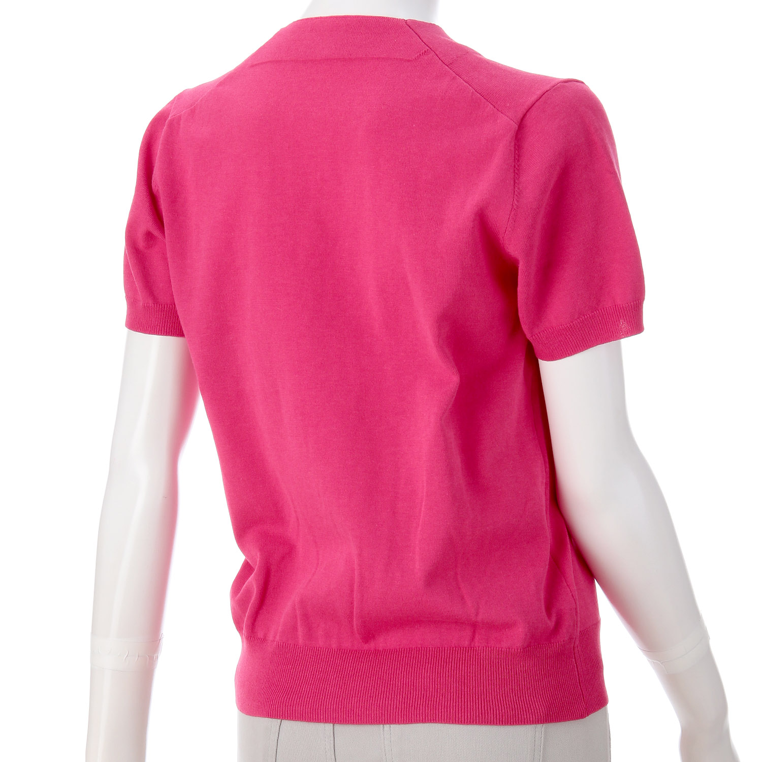 【Insta Live】ポロ衿風Vネックプルオーバー - 画像4