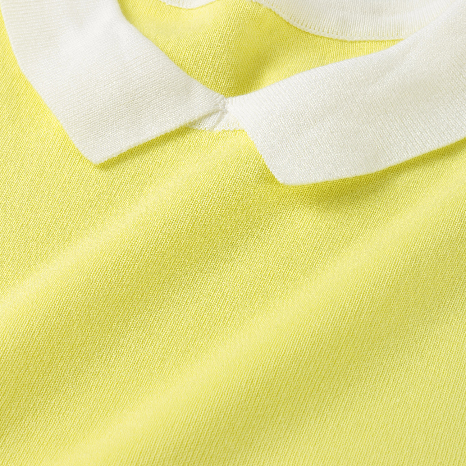 衿配色フレンチ袖プルオーバー - 画像7