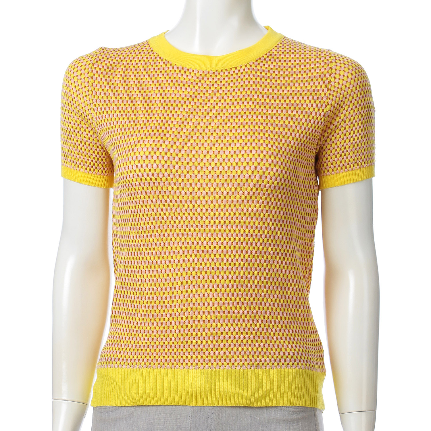 VERITE バイカラー半袖プルオーバー - 画像3