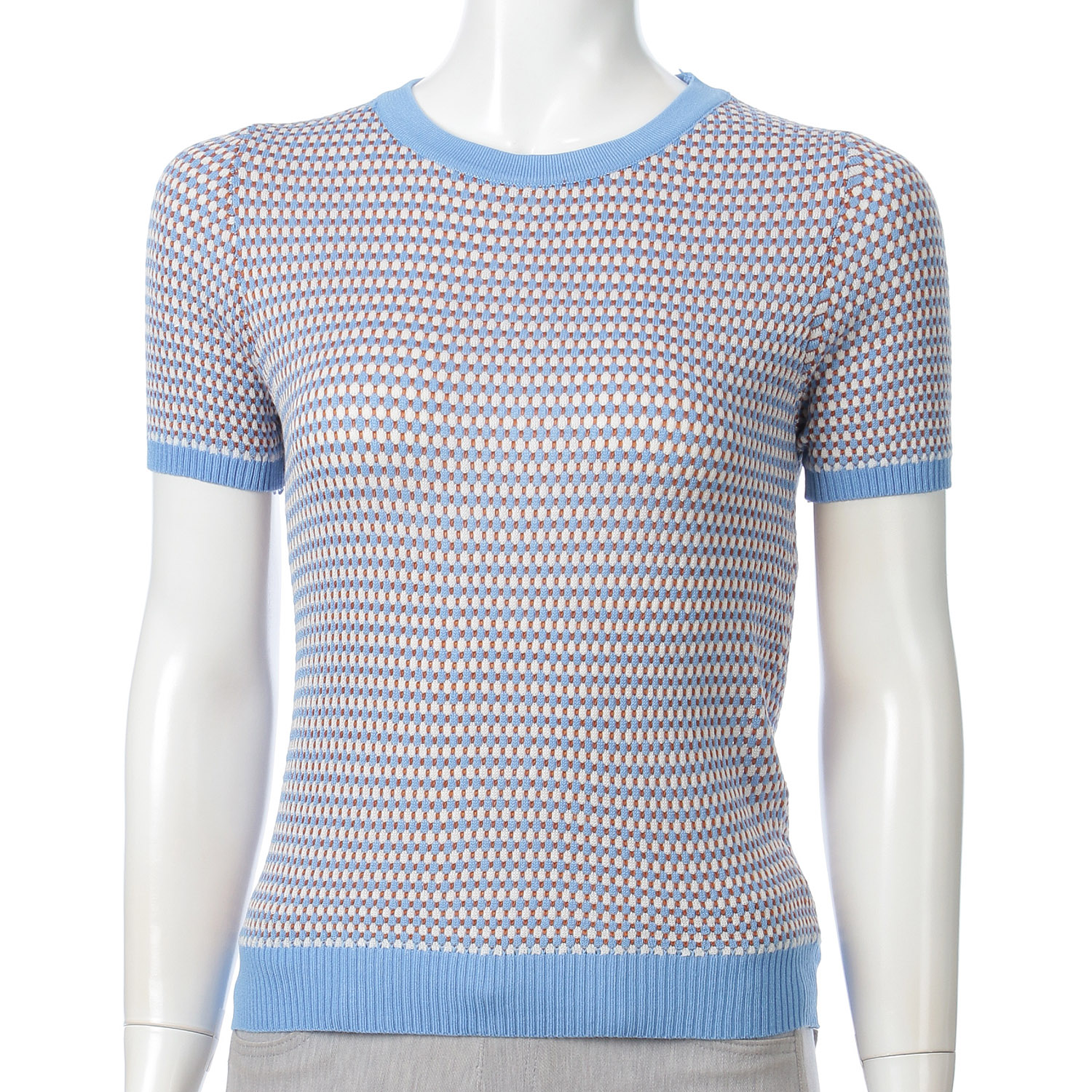 VERITE バイカラー半袖プルオーバー - 画像7