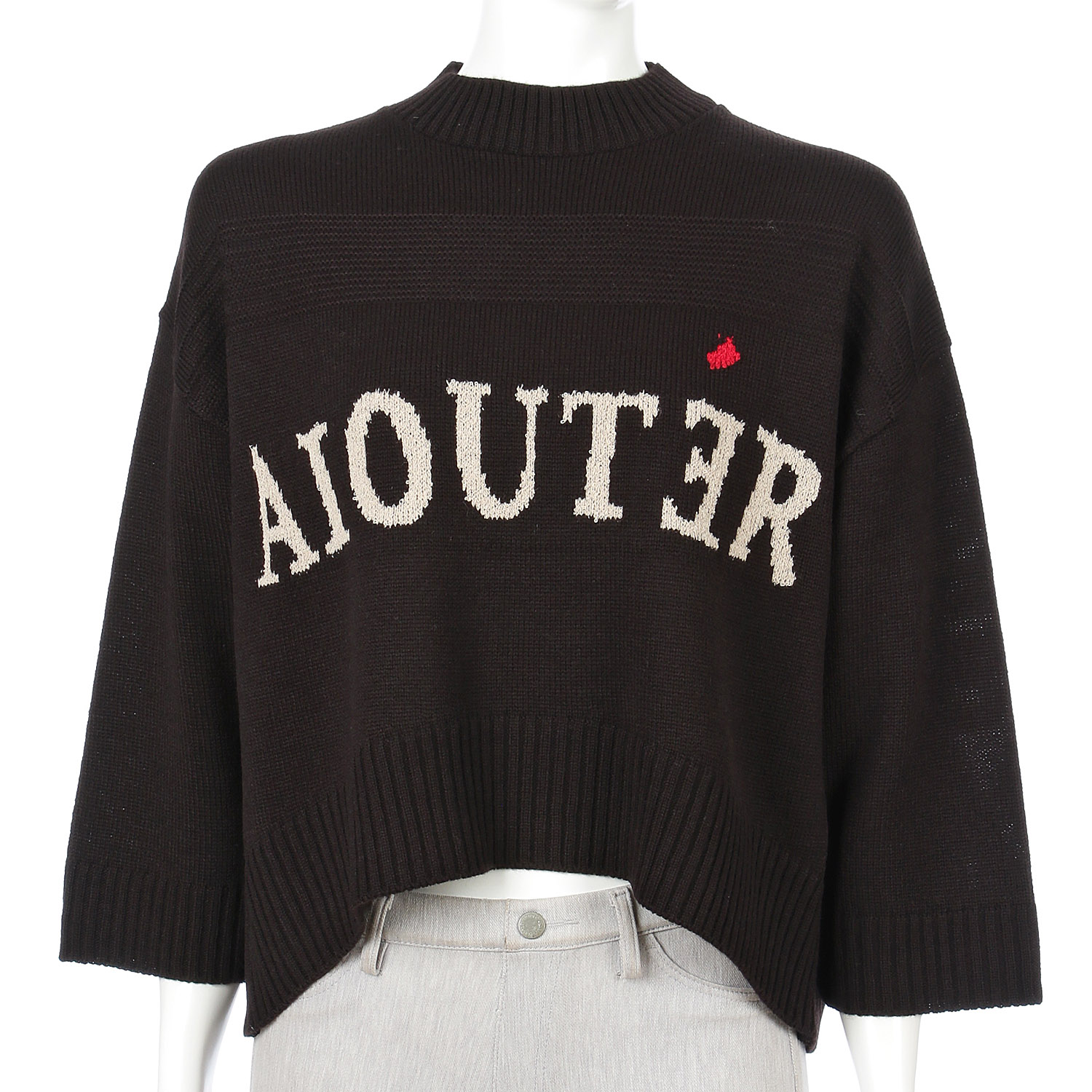 英字柄レイヤード - 画像4