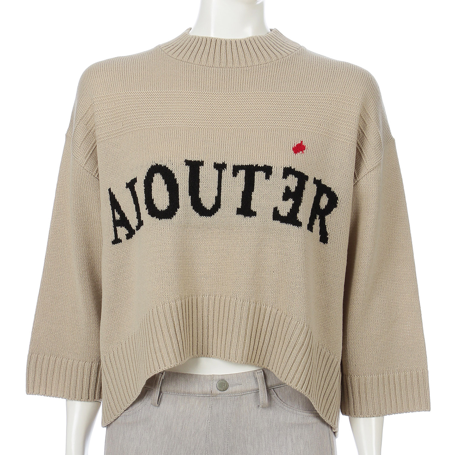 英字柄レイヤード - 画像6