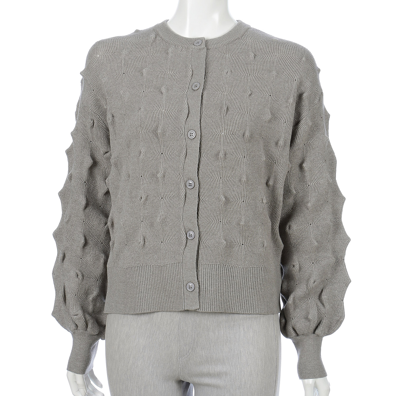 ポコポコ編地カーディガン - 画像6