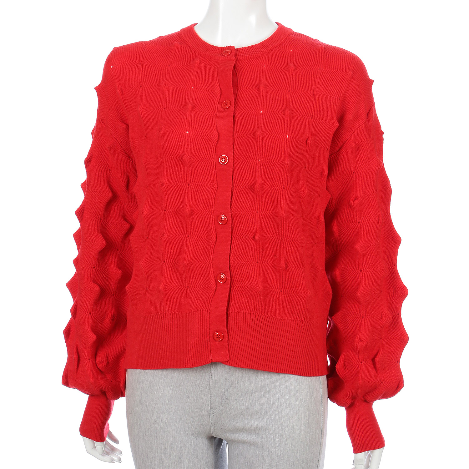 ポコポコ編地カーディガン - 画像9