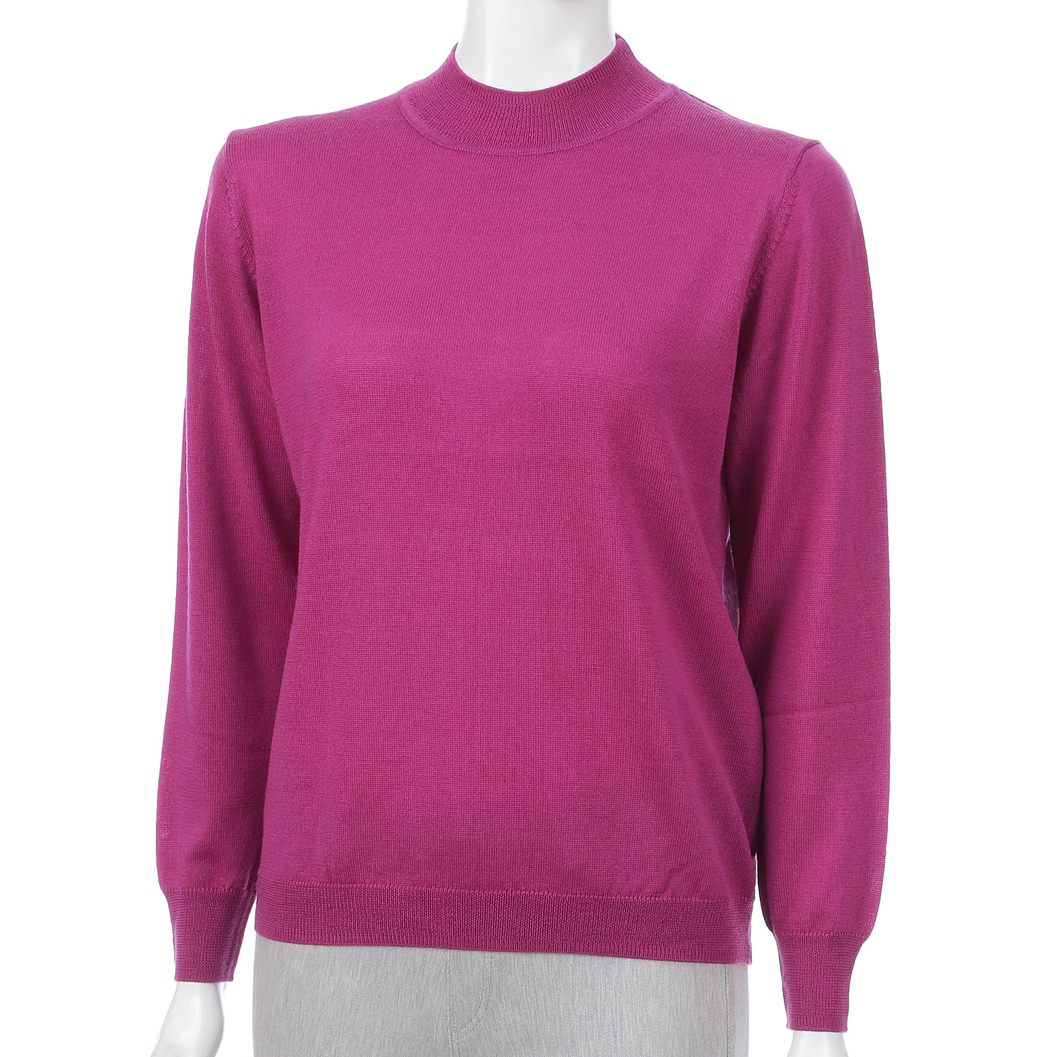 ウール100％ベーシックハイネックセーター - 画像14