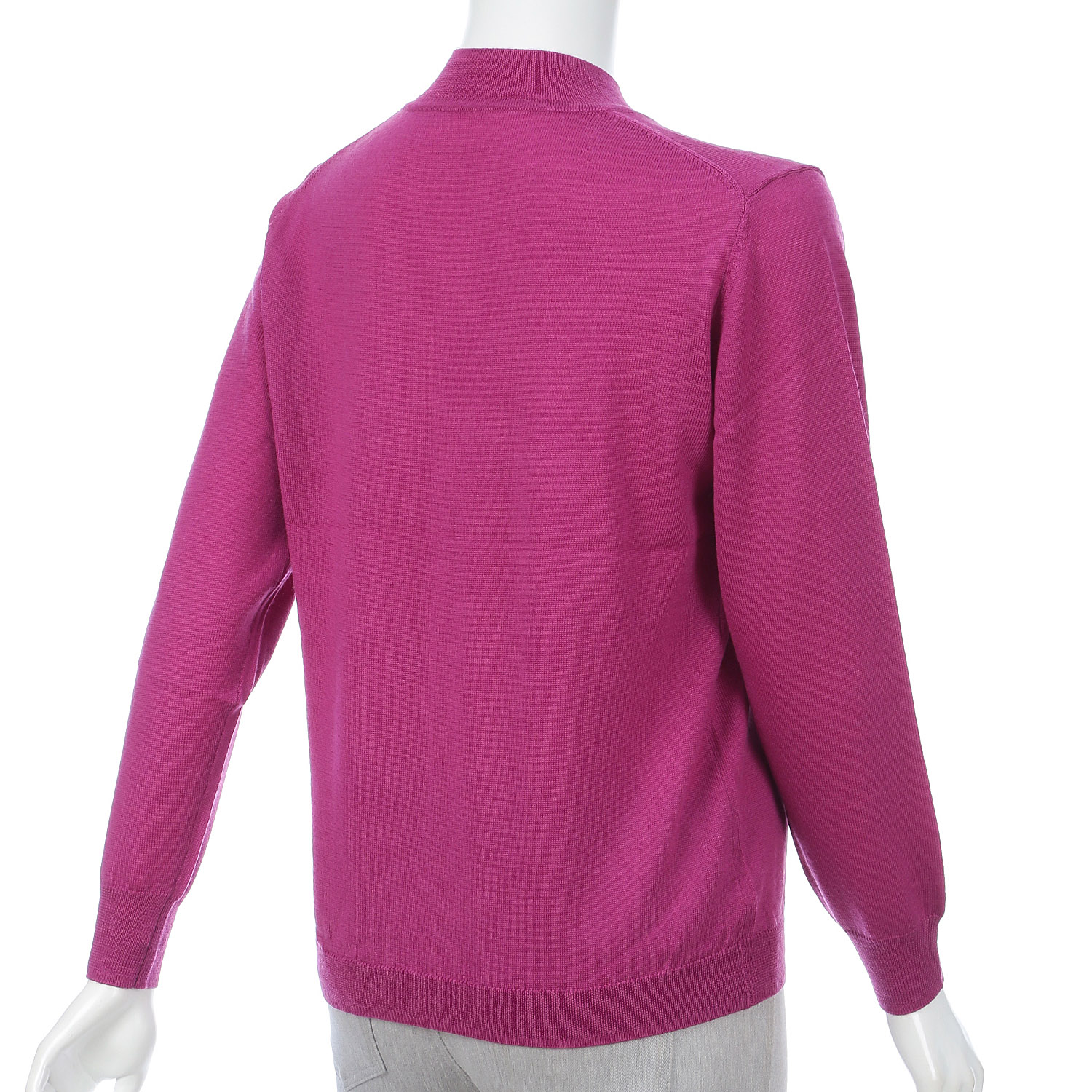 ウール100％ベーシックハイネックセーター - 画像15