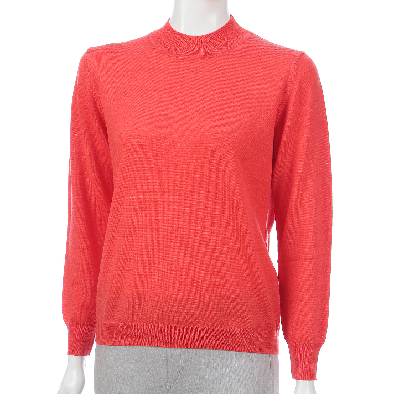 ウール100％ベーシックハイネックセーター - 画像17