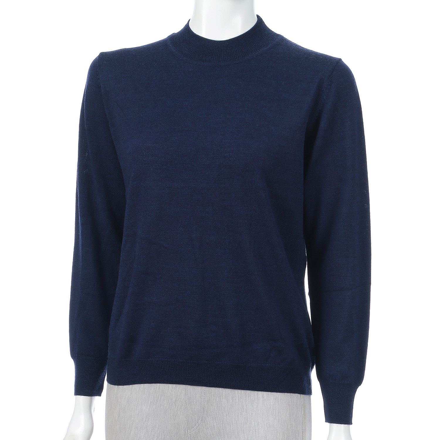 ウール100％ベーシックハイネックセーター - 画像22