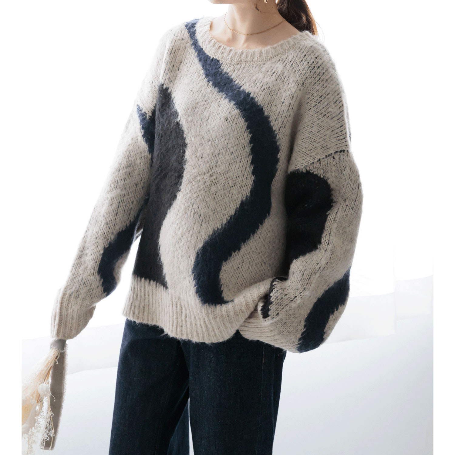 【my life】ジャカードプルオーバー - 画像1