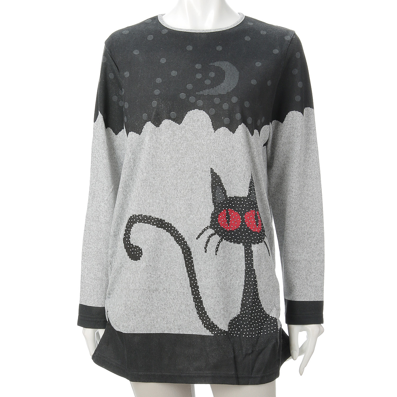 Klin Klin ネコ柄チュニック - 画像1