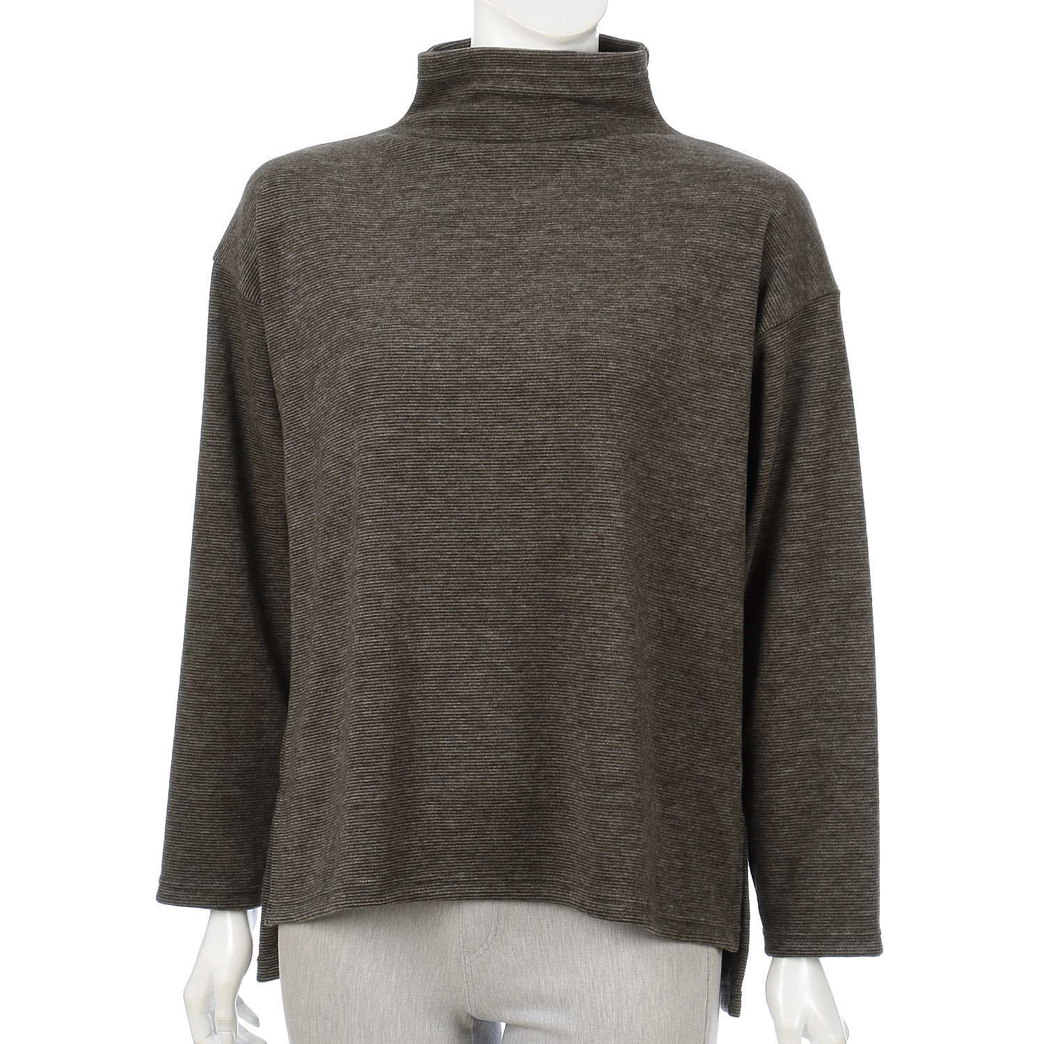 細ボーダープルオーバー