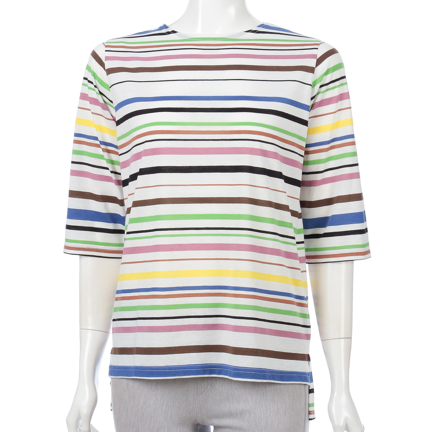 カラフルボーダーチュニック