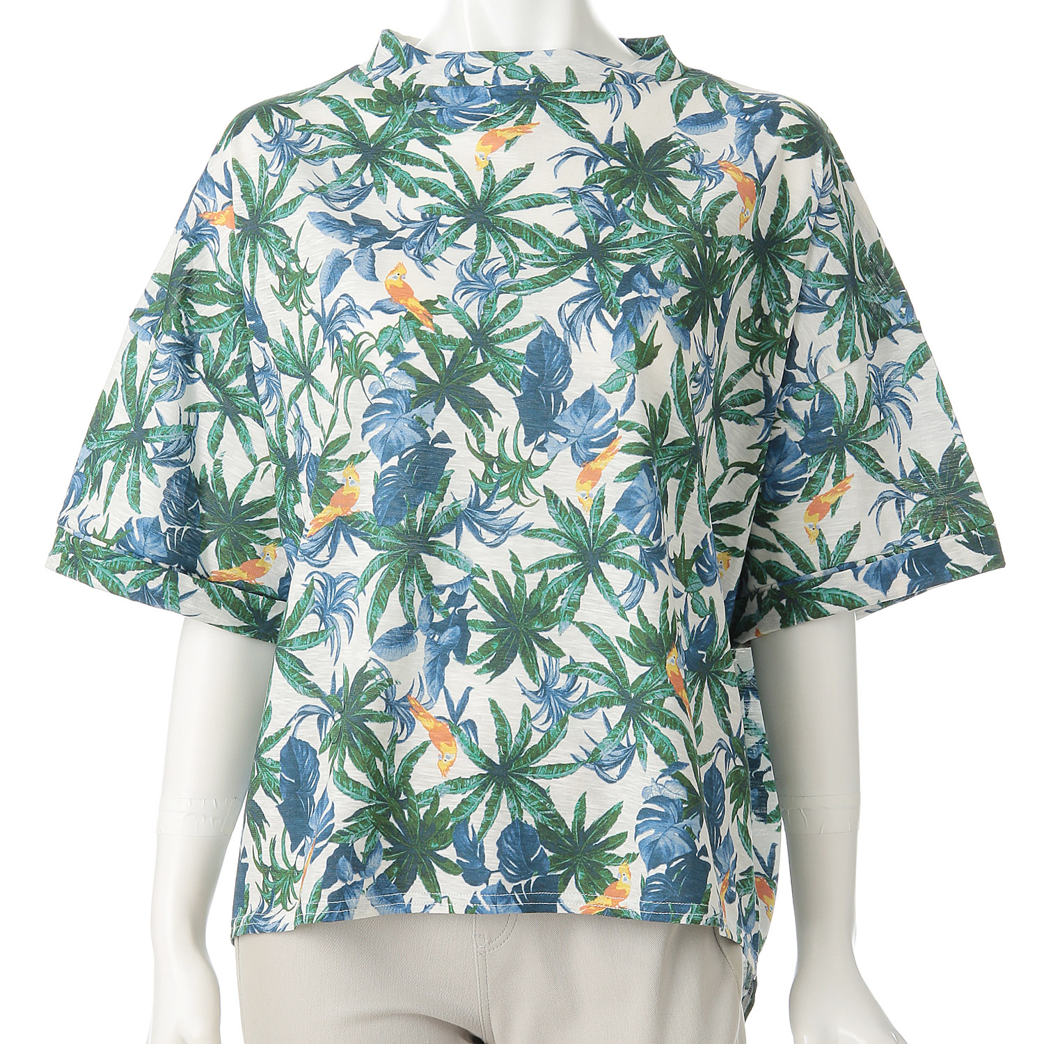 リゾートプリントプルオーバー