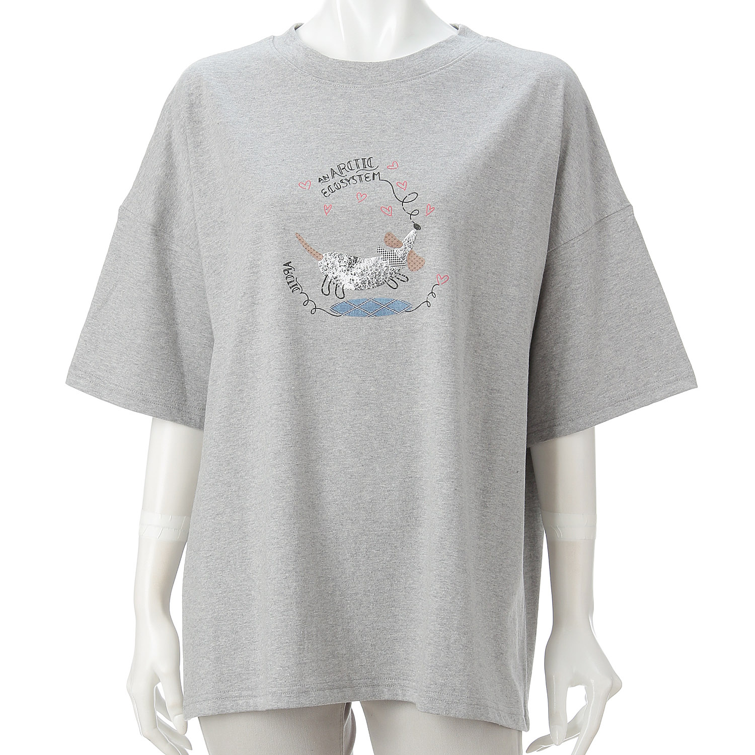 Klin Klin イヌ柄チュニック - 画像3