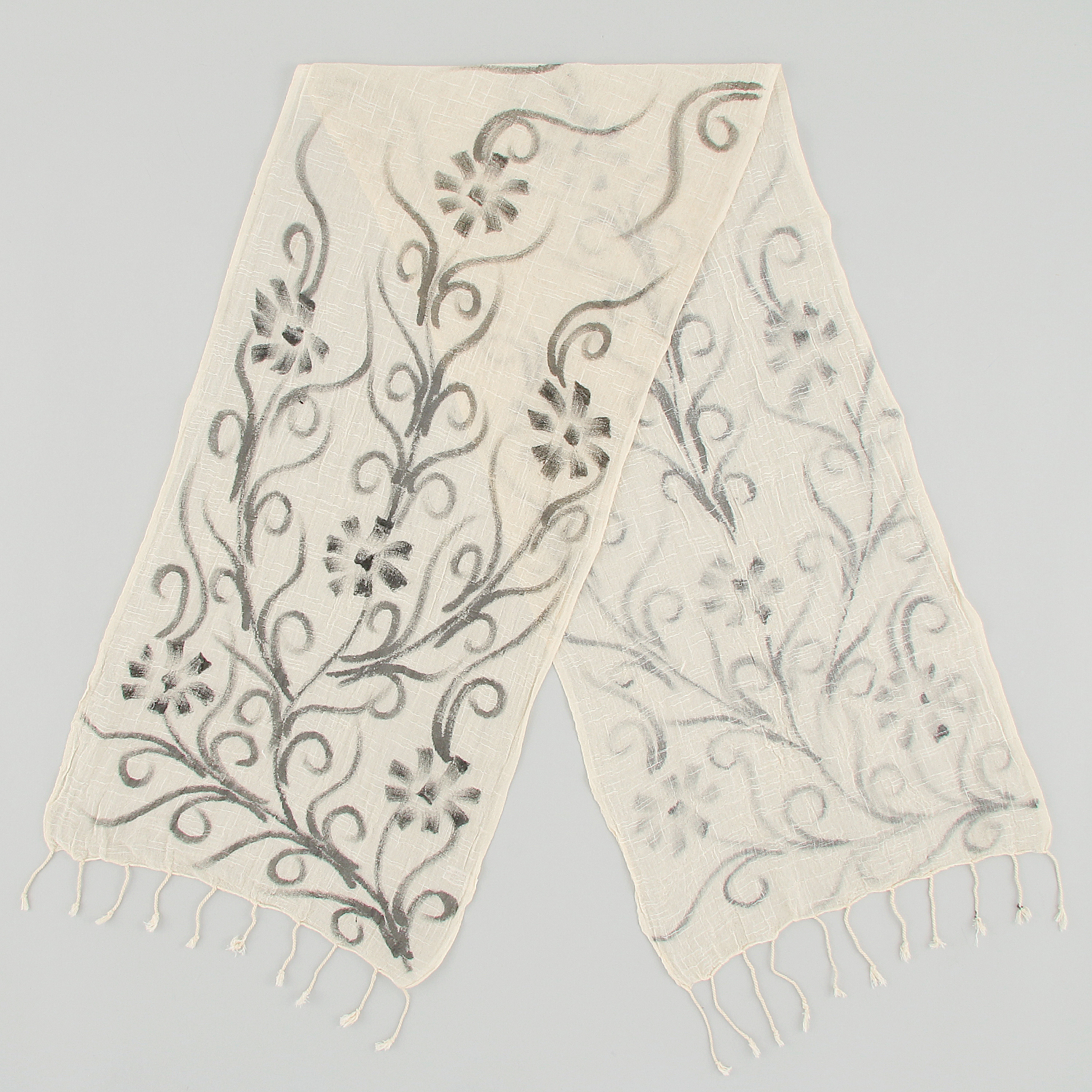 インド製 手書き風ストール - 画像7