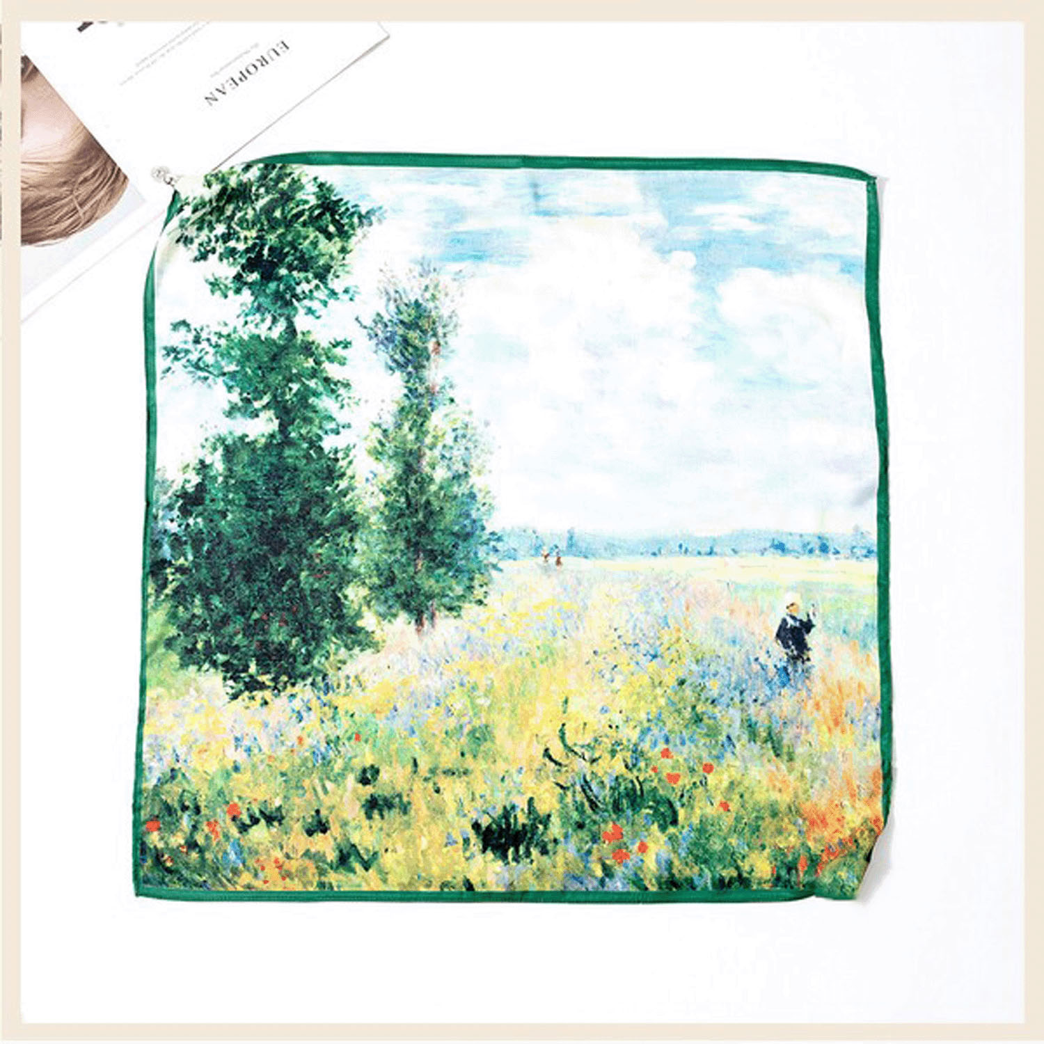 【12，15，43，60終了】マグネット付きスカーフ マルチプリント シルバー金具 - 画像15