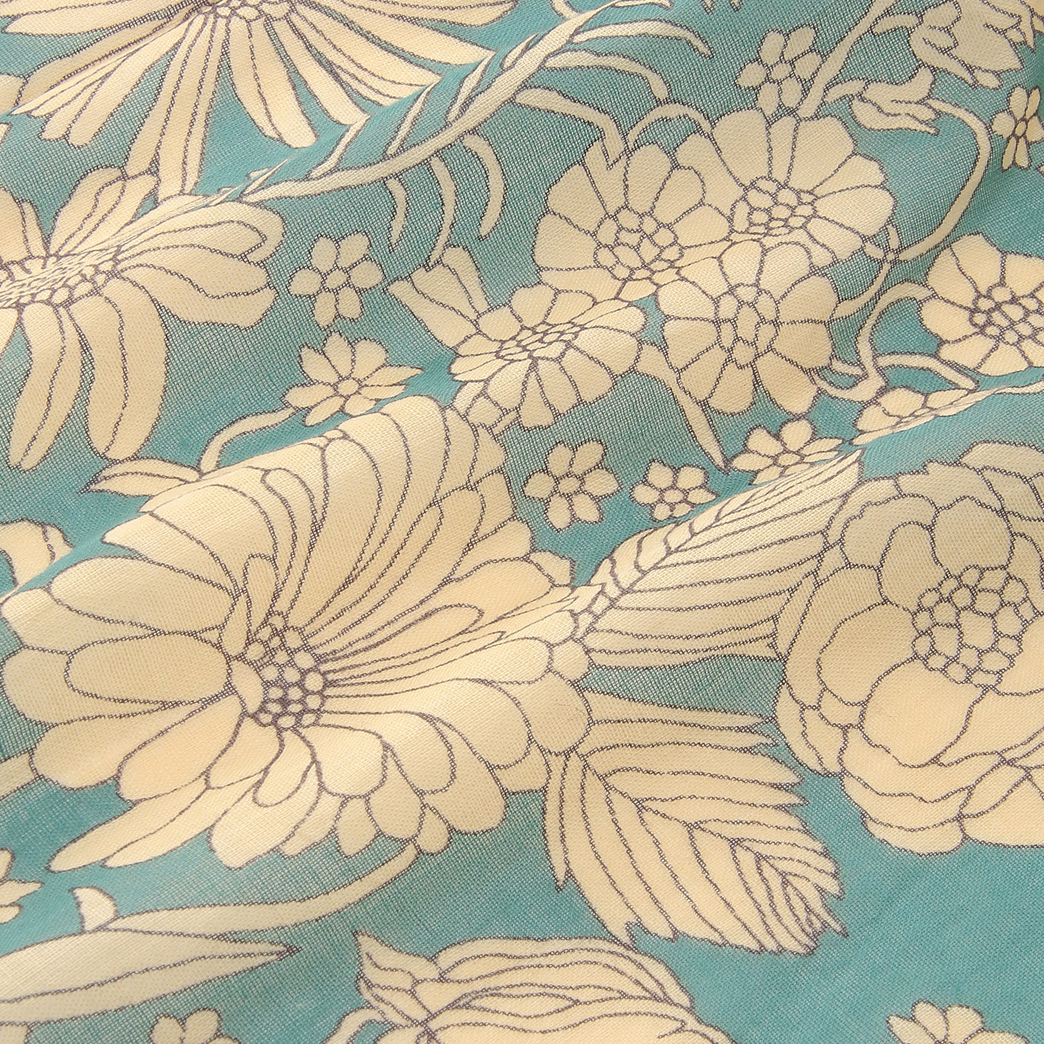 インド製アラベスク調ストール - 画像5