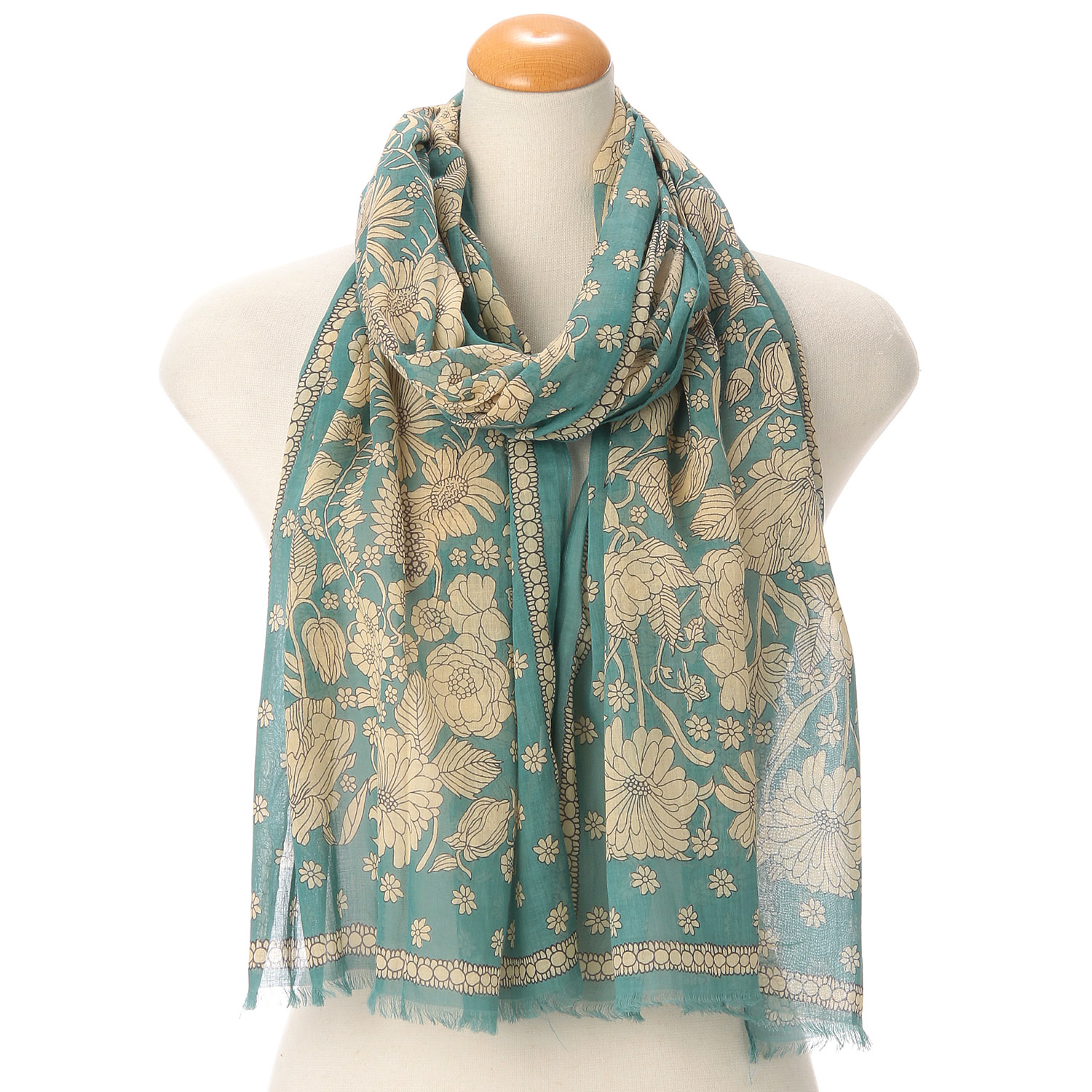 インド製アラベスク調ストール