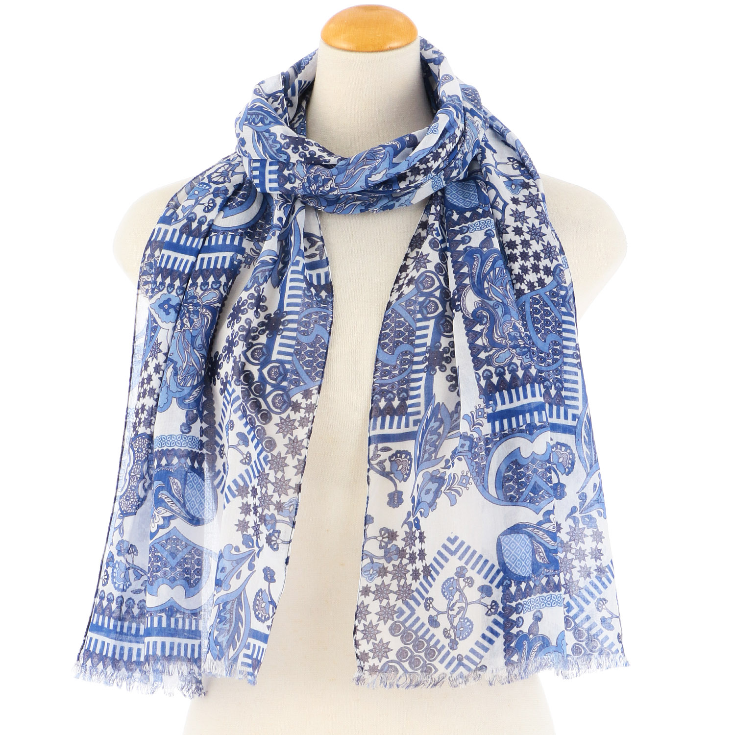 インド製 コットンプリントストール - 画像19