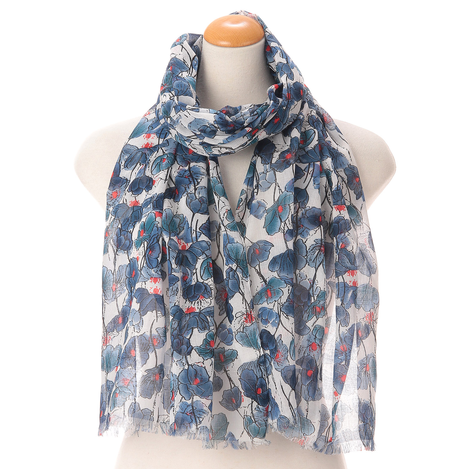 インド製 コットンプリントストール