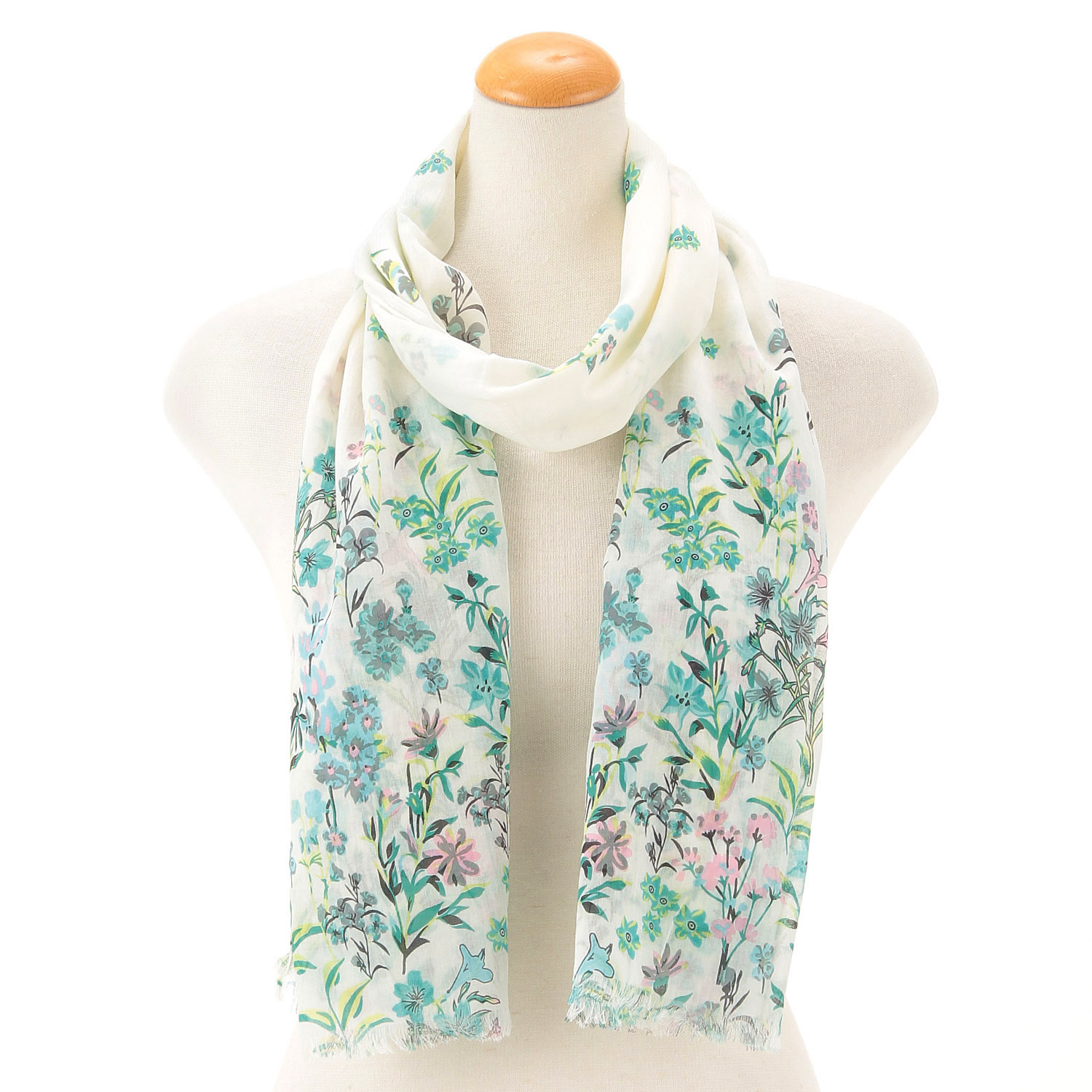 インド製 コットンストール ボタニカル