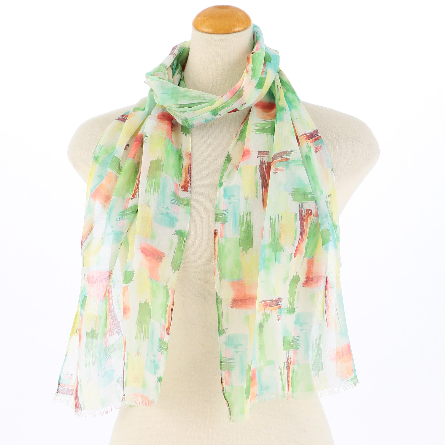 インド製 コットンストール 手書きチェック - 画像2