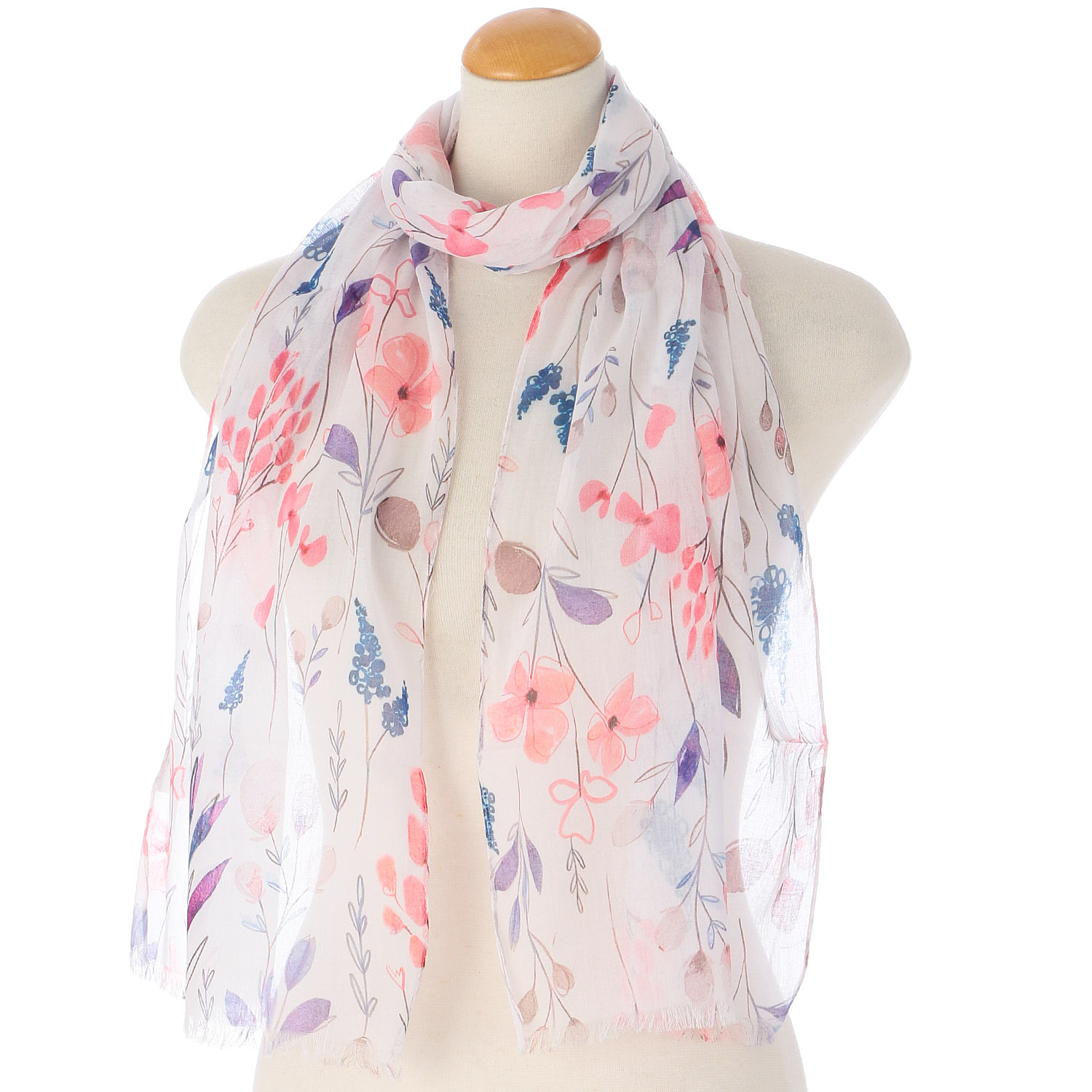 インド製 コットンストール 花柄 - 画像2