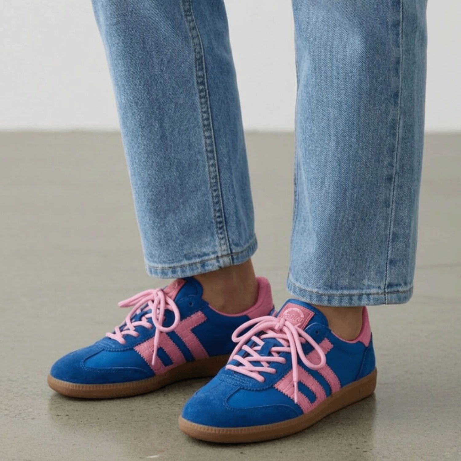 BACK70【GHOST】サテンコンビスニーカー - 画像2