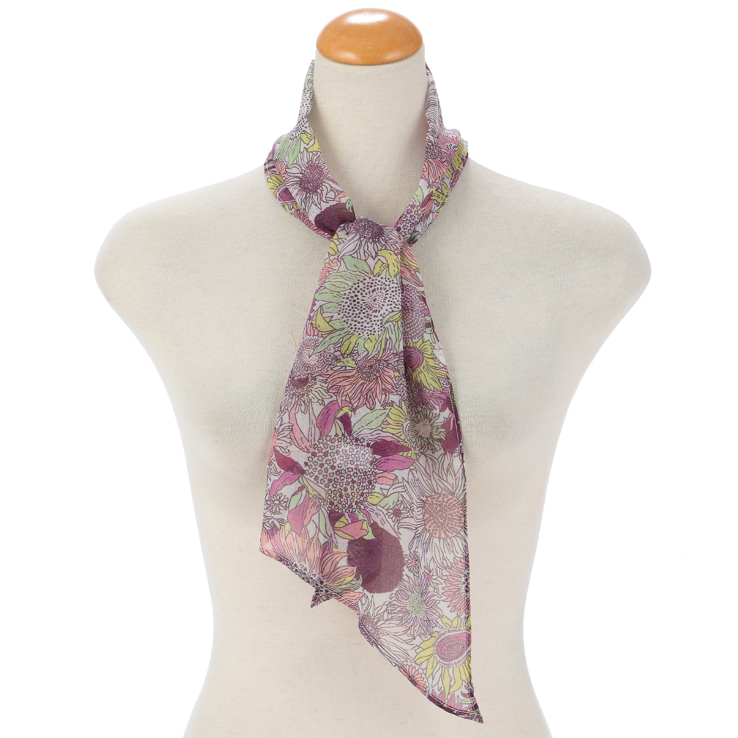 ヒマワリ剣先ストール - 画像2