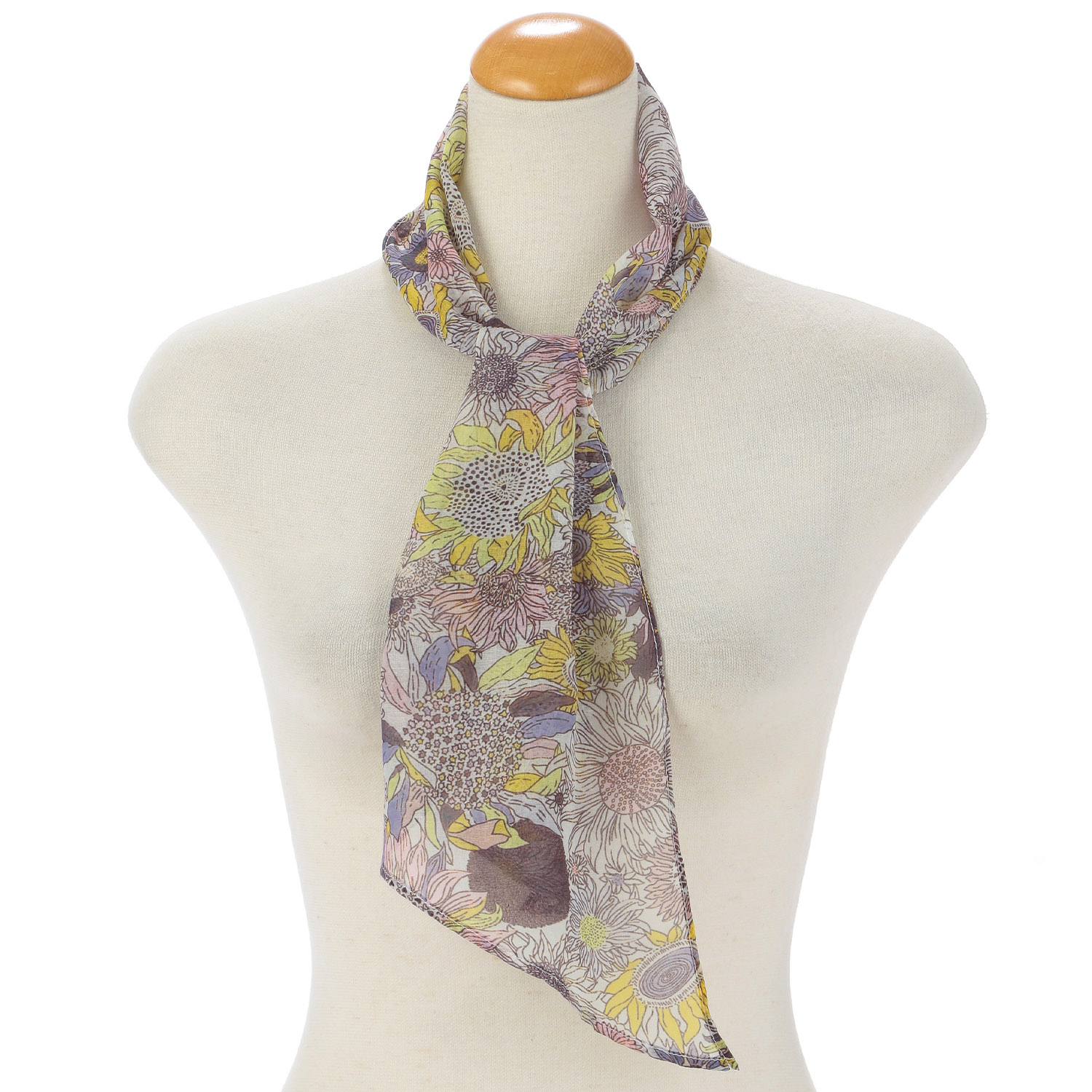 ヒマワリ剣先ストール