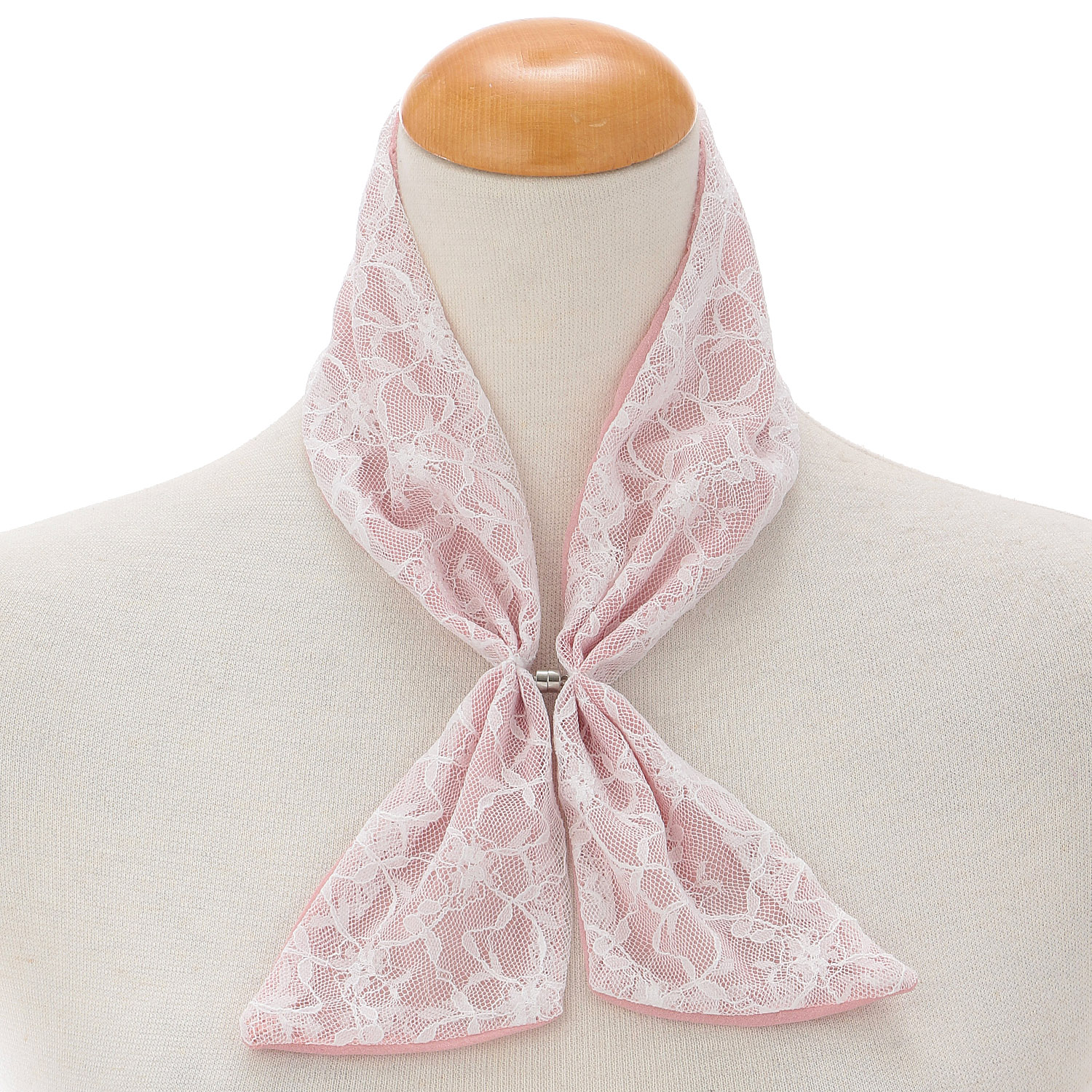 マグネット付接触冷感レーススカーフ - 画像2