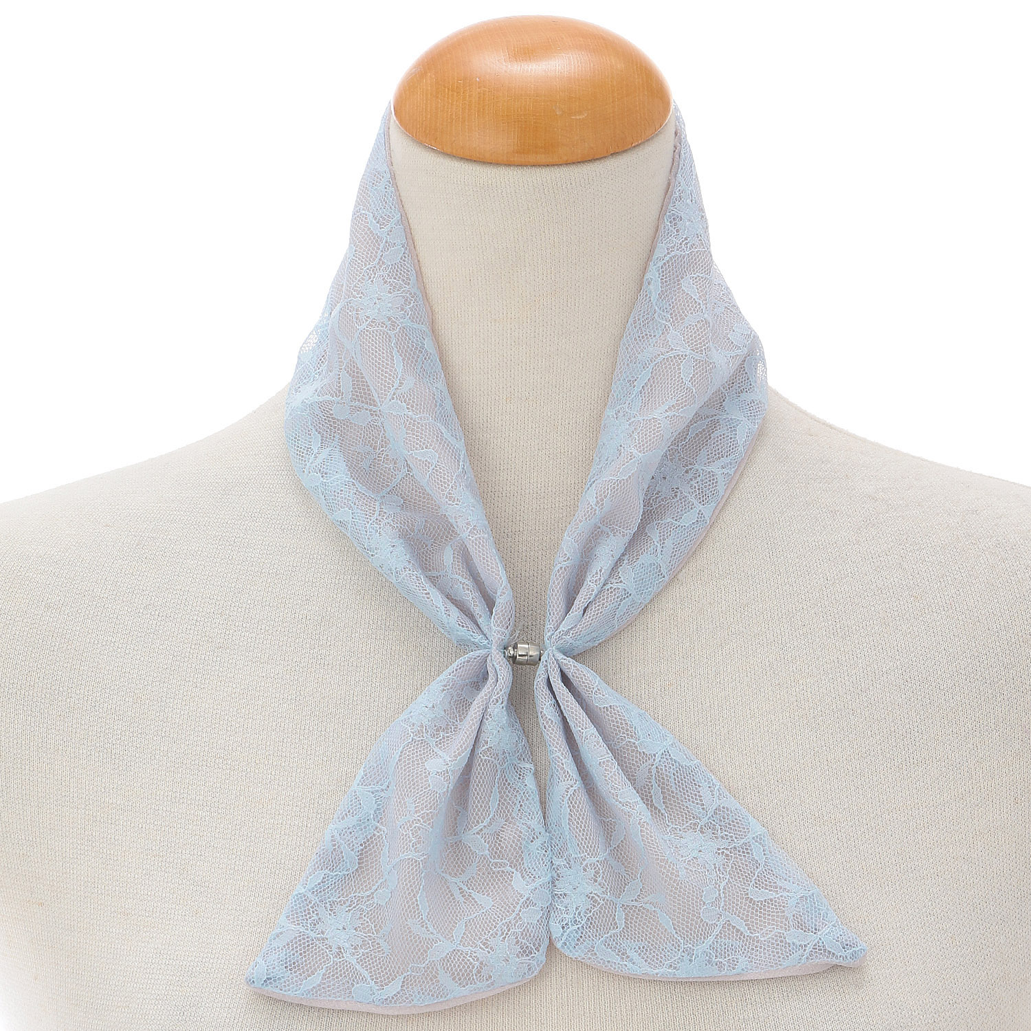 マグネット付接触冷感レーススカーフ - 画像4