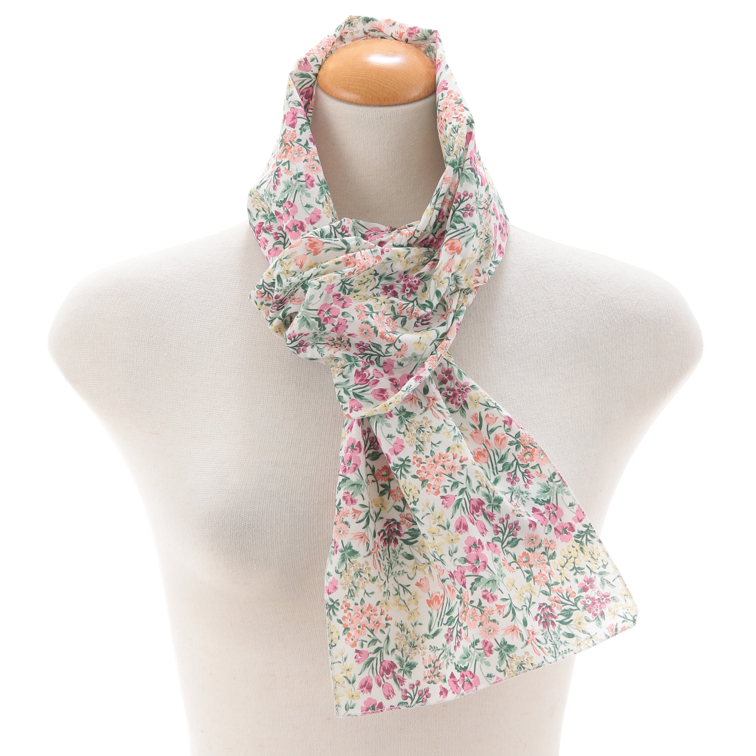 日本製 コットンフラワー差込みストール - 画像4