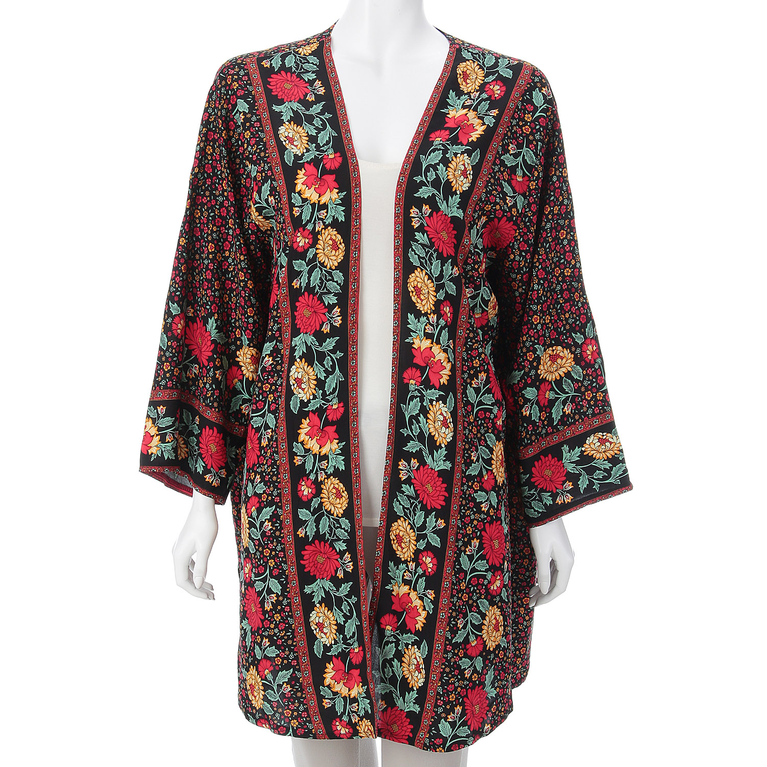 7分袖プリントジレ - 画像3